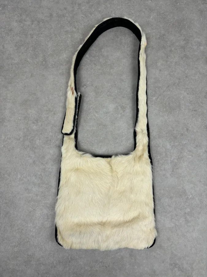 Prada PRADA Fall Winter 1999 Fur & Mesh Shoulder Bag | Grailed