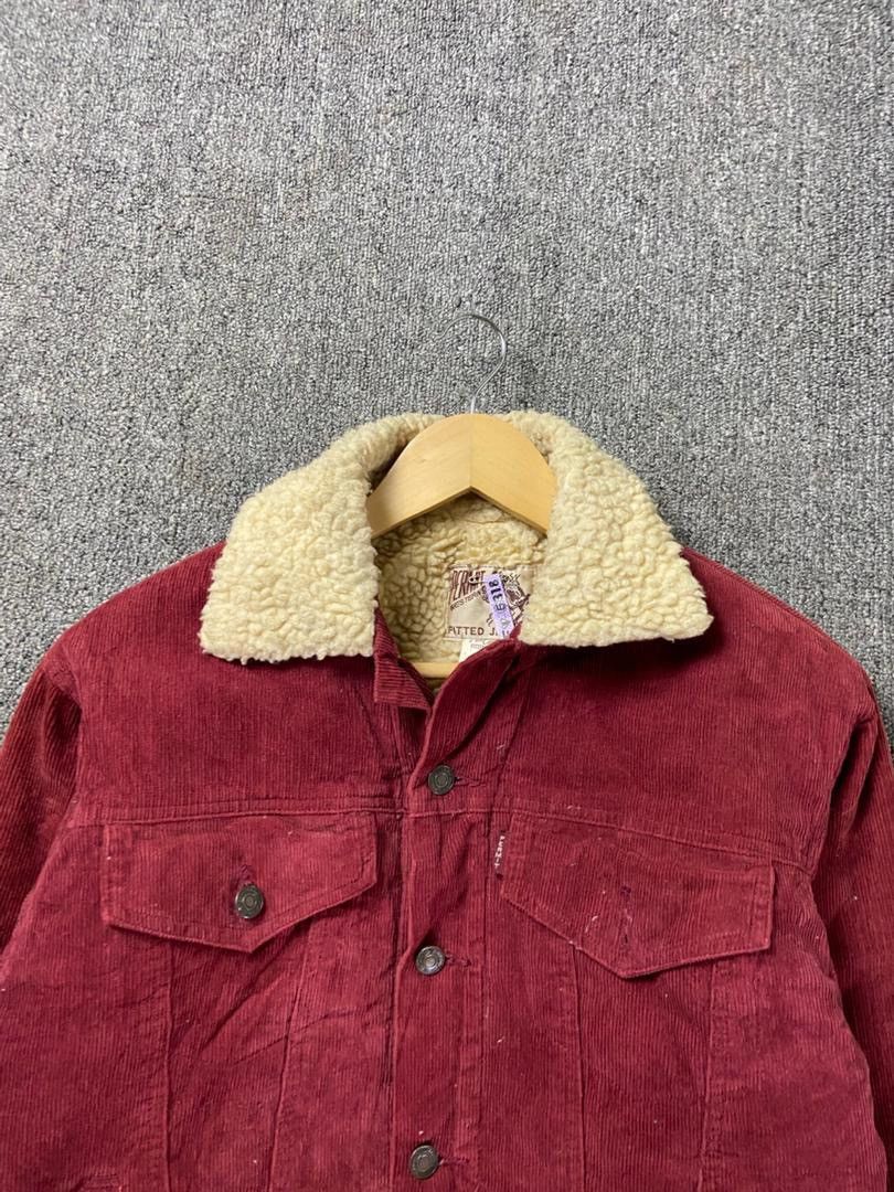 Japanese Brand Permit Western Corduroy Jacket with Sherpa Lining (205) Size US XXS / EU 40 - 8 Thumbnail