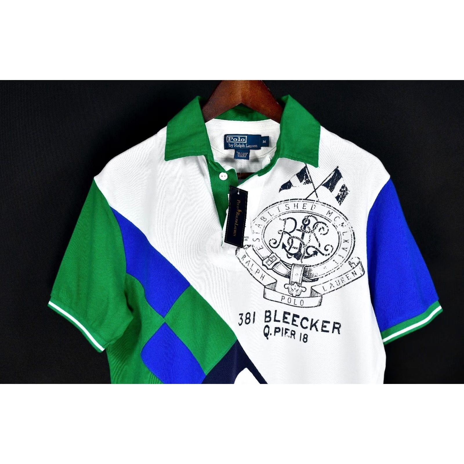 Polo Ralph Lauren Polo Ralph Lauren Shirt Mens M Chest 57cm 22.44in Back Length 78cm 30.71in Multicolor Cotton Short Sleeve Polo Shirt Size US M / EU 48-50 / 2 - 4 Thumbnail