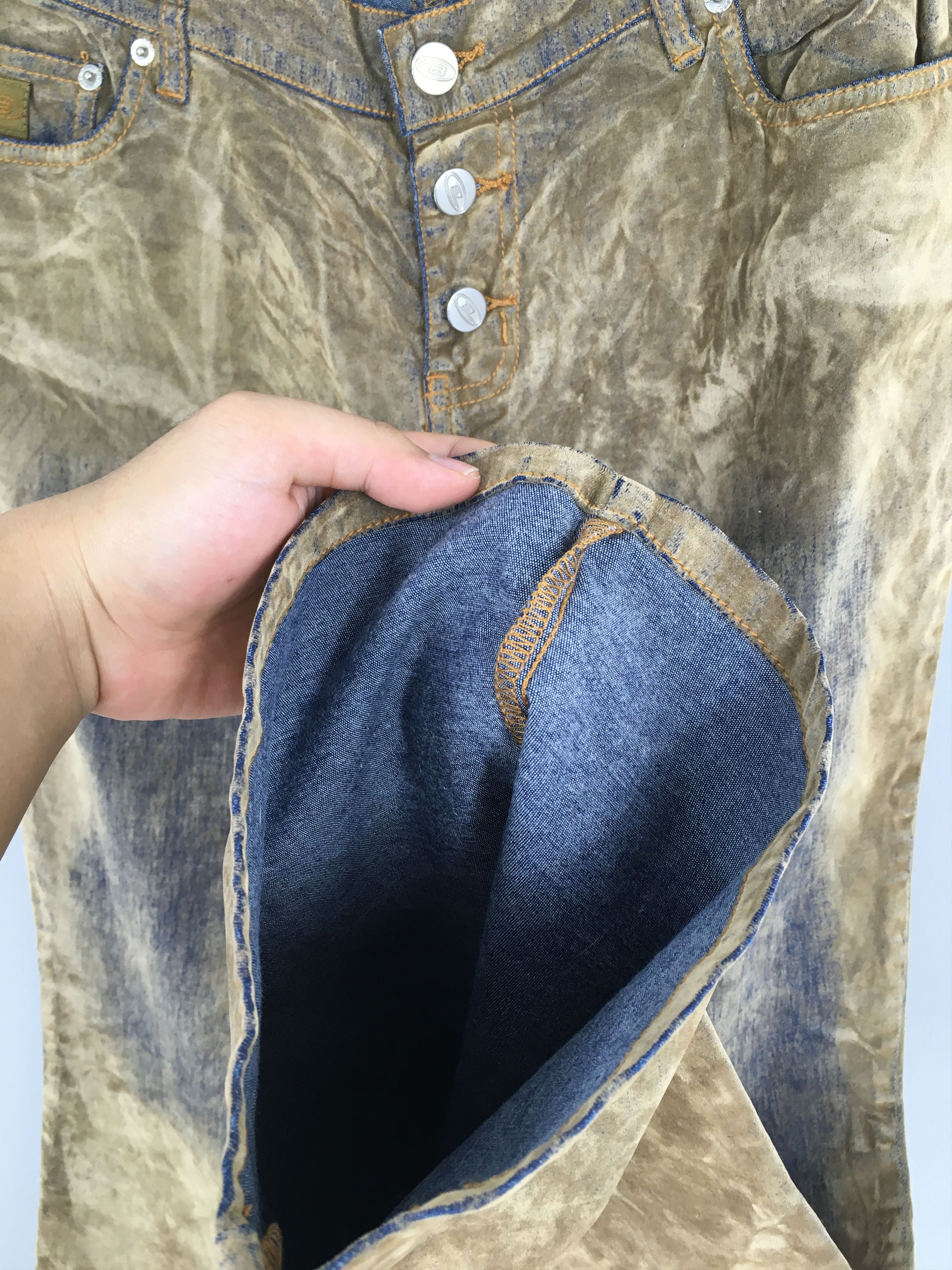 Japanese Brand Size 29x31 Y2K Bongo Let Me Be Flared Bootcut Pants S1039 Size US 29 - 4 Thumbnail