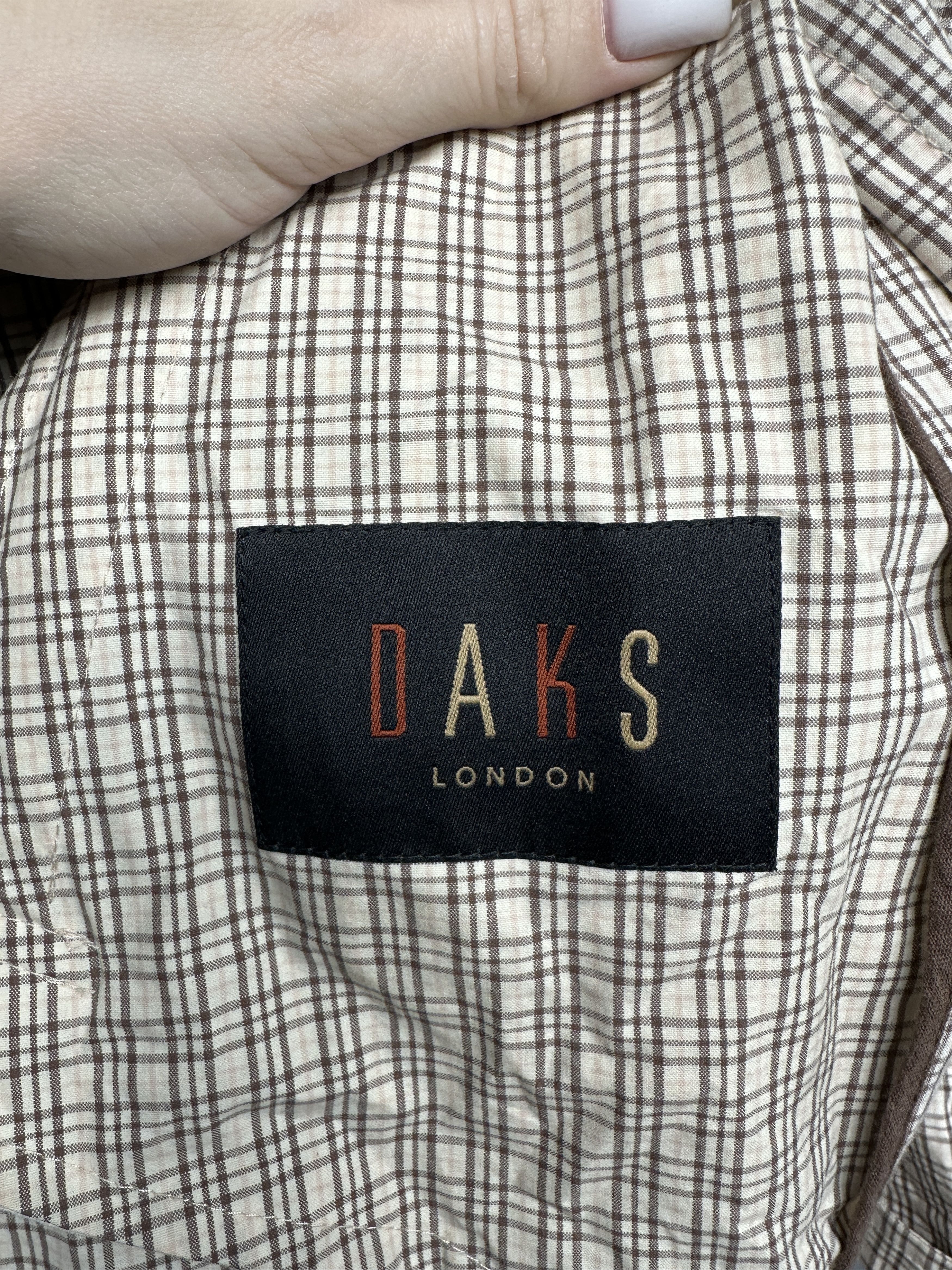 DAKS Daks London Vintage Womens Trenck Coat Jacket Size M / US 6-8 / IT 42-44 - 7 Thumbnail