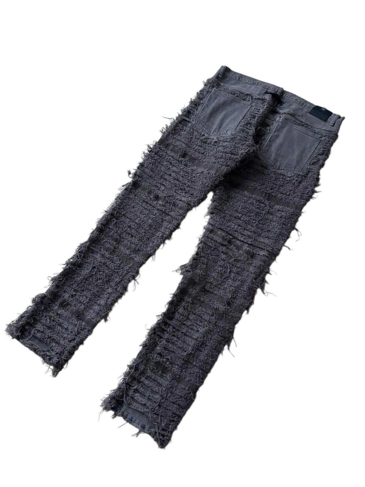 1017 ALYX 9SM 1017 Alyx 9sm Thrashed Distressed All Over Brown Denim Pants Size US 34 / EU 50 - 4 Thumbnail