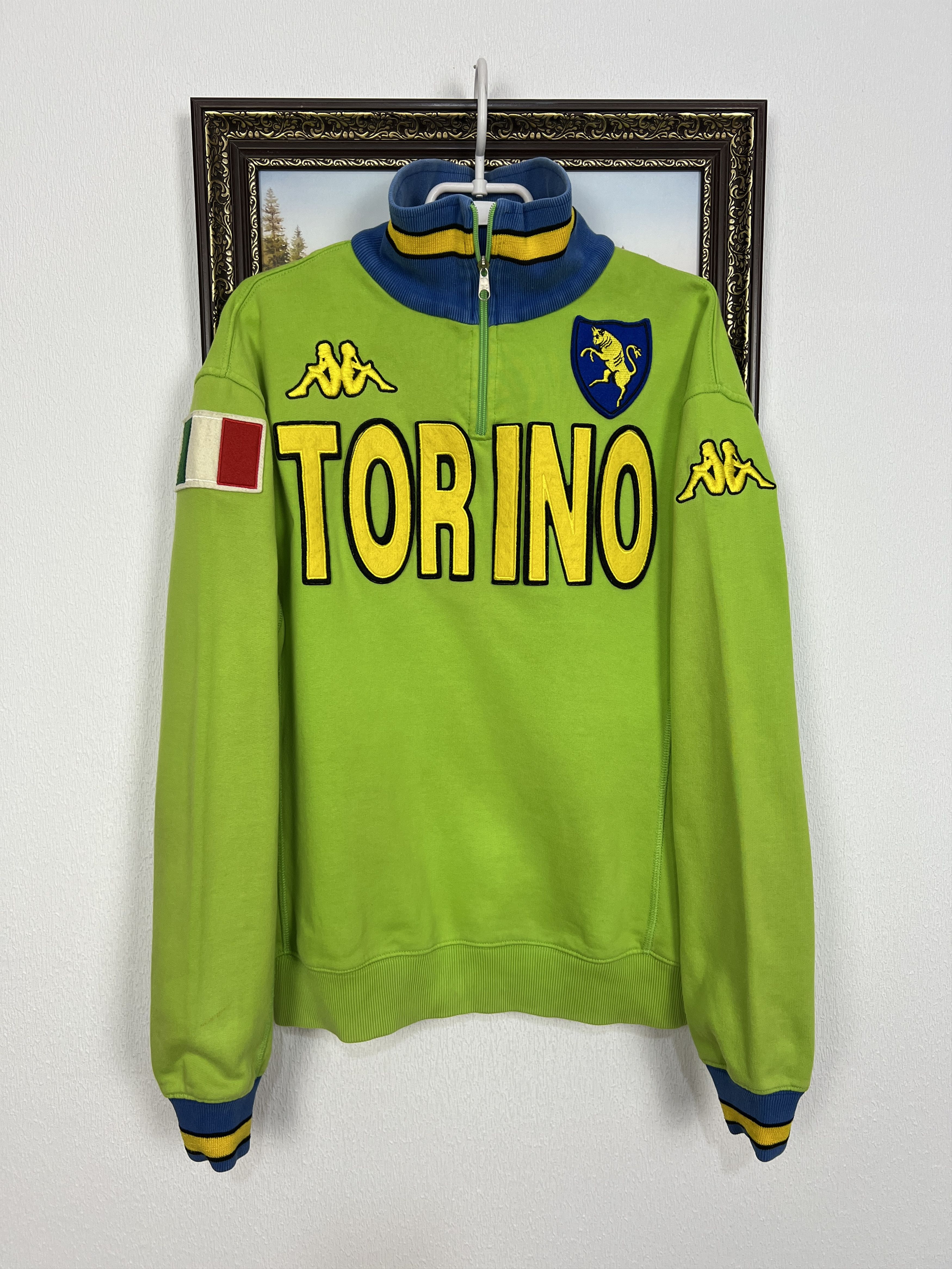 Kappa Torino Football Jacket Soccer Sweatshirt Track Top Maglia Size US M / EU 48-50 / 2 - 1 Thumbnail