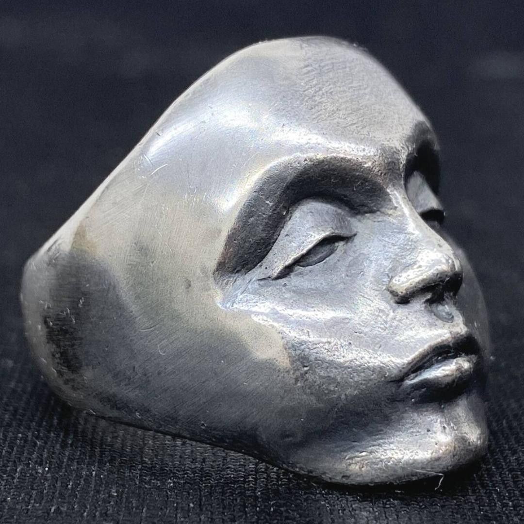 Yohji Yamamoto GOTHIC YOHJI YAMAMOTO MASK RING Size ONE SIZE - 2 Thumbnail