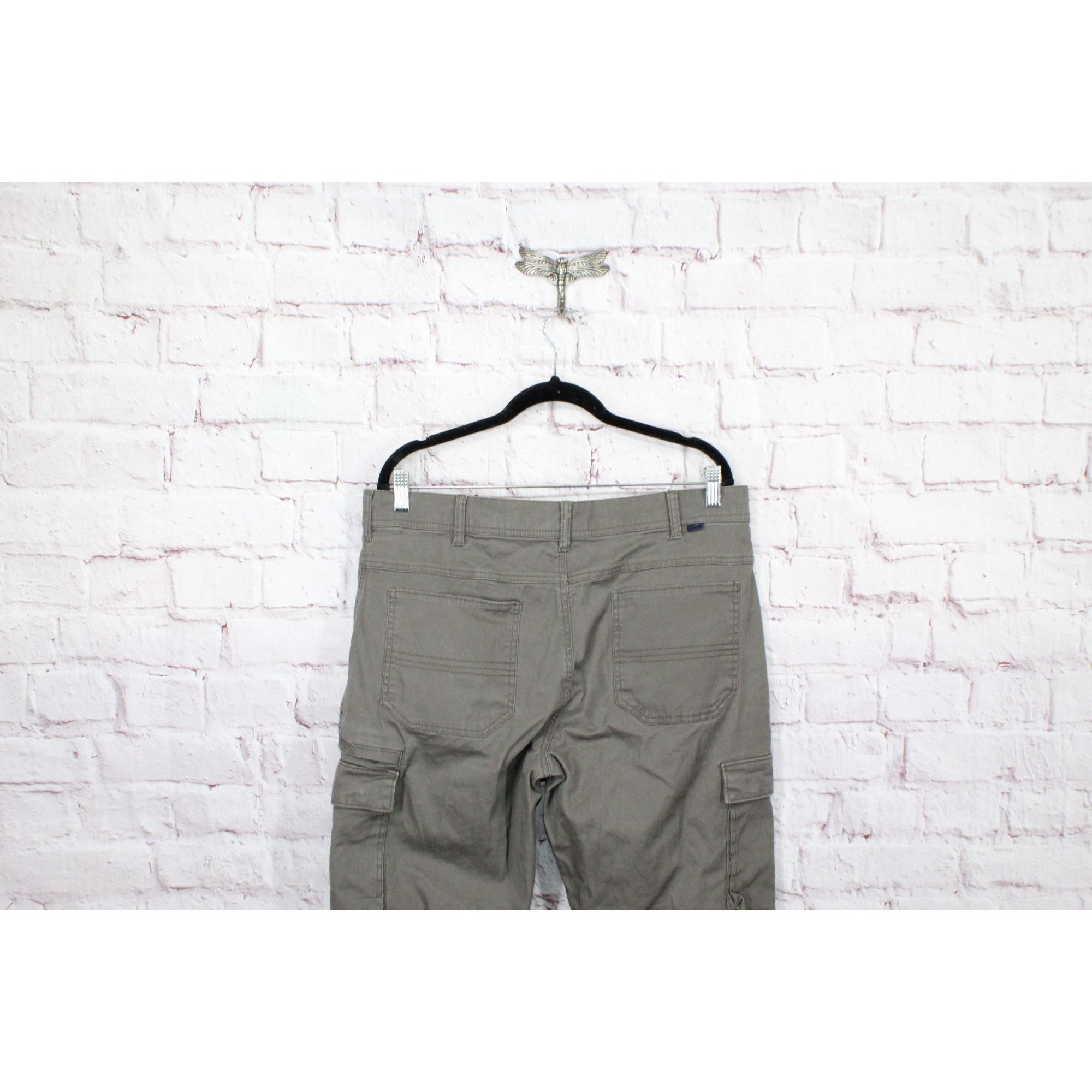 L.L. Bean LL Bean Men's BeanFlex Canvas Pants Cargo 2.0 Straight Leg Size US 35 - 4 Thumbnail