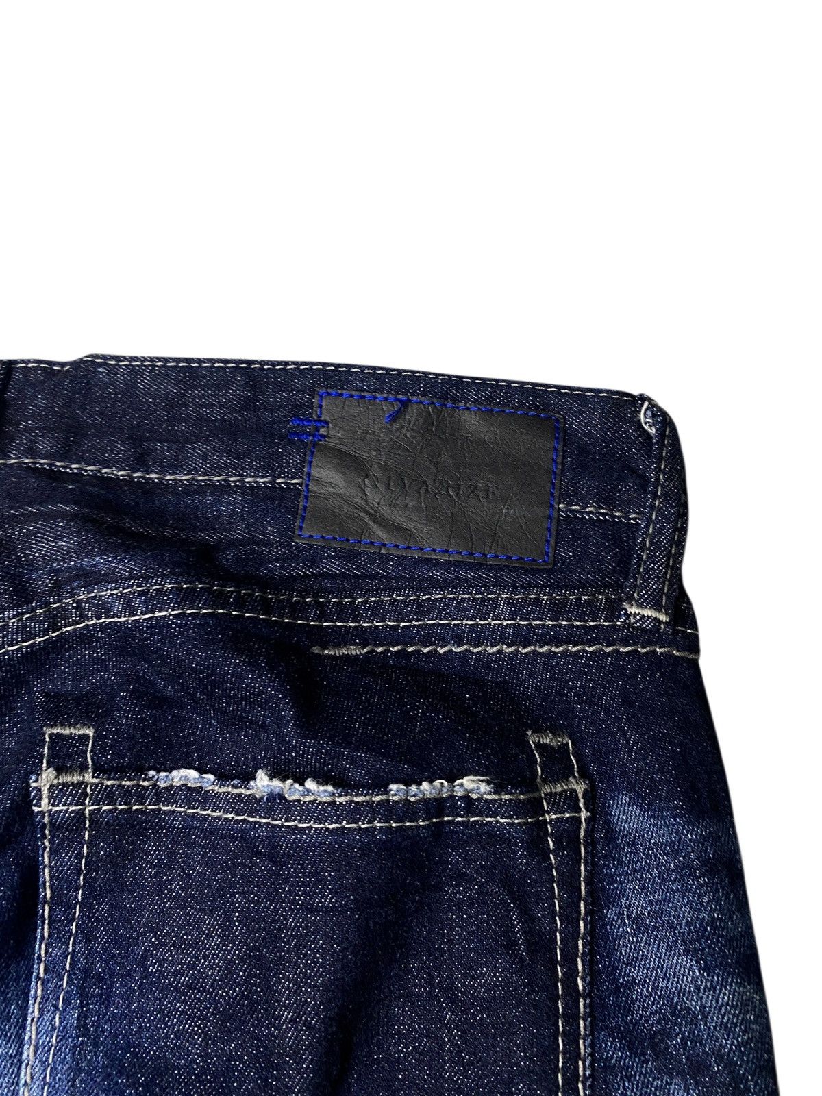 If Six Was Nine 2000's Civarize Seawash Splatter Clawmark Flared Jeans Size US 28 / EU 44 - 9 Thumbnail