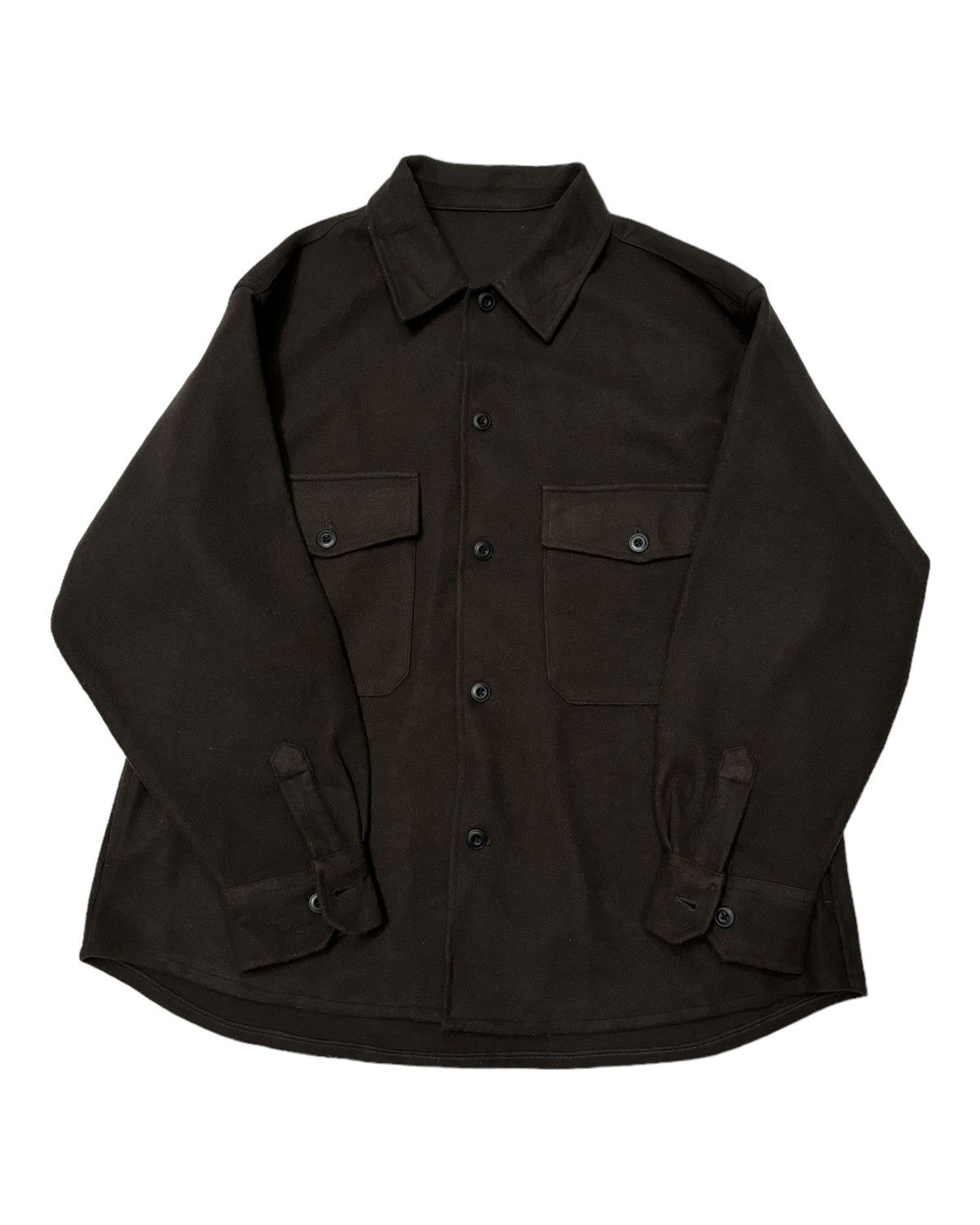 GU × Undercover 🐎 GU BOXY OVERSHIRT BUTTON COLLAR SHIRT Size US XL / EU 56 / 4 - 8 Thumbnail