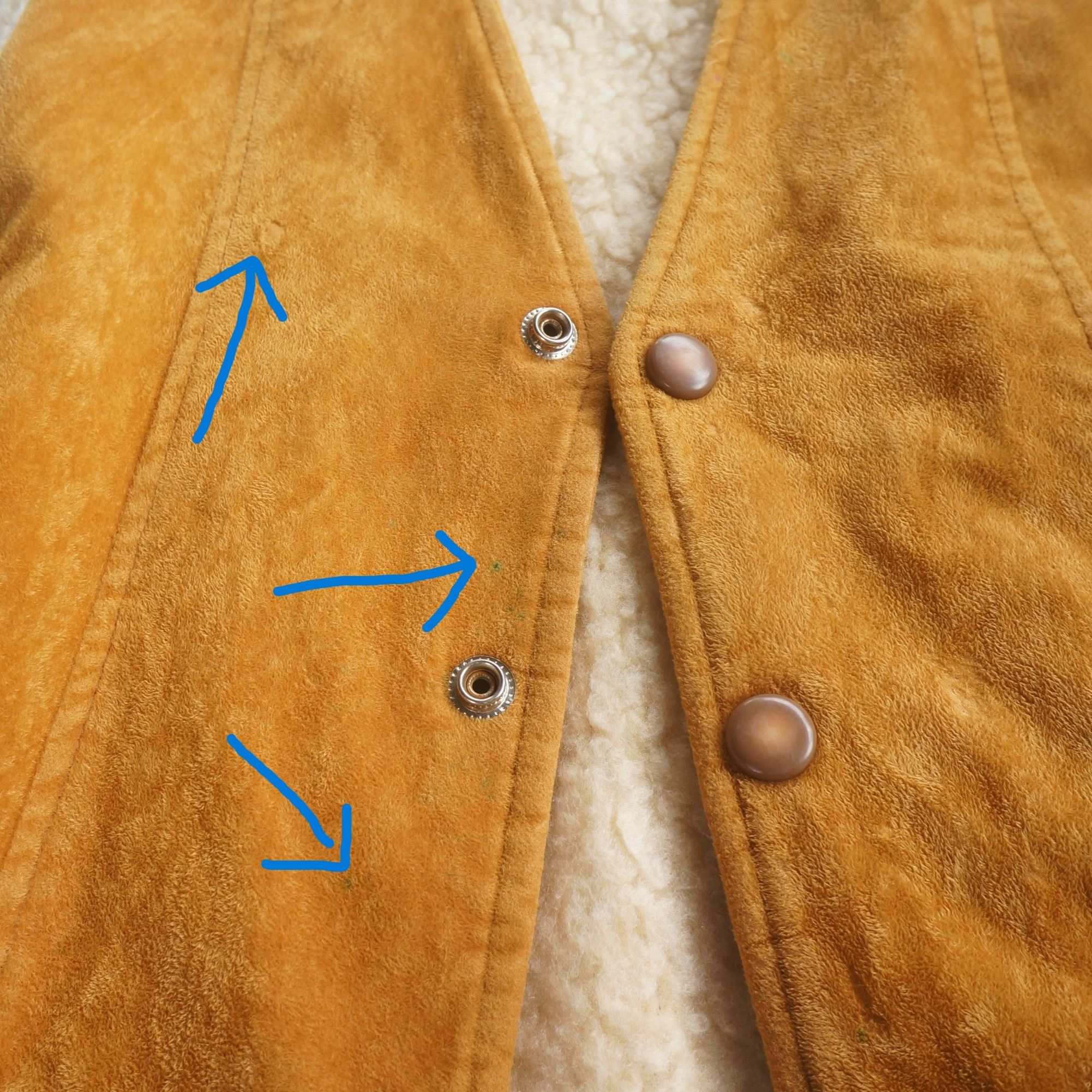 Japanese Brand Light Brown Suede Vest Sherpa Lined Size M / US 6-8 / IT 42-44 - 7 Thumbnail