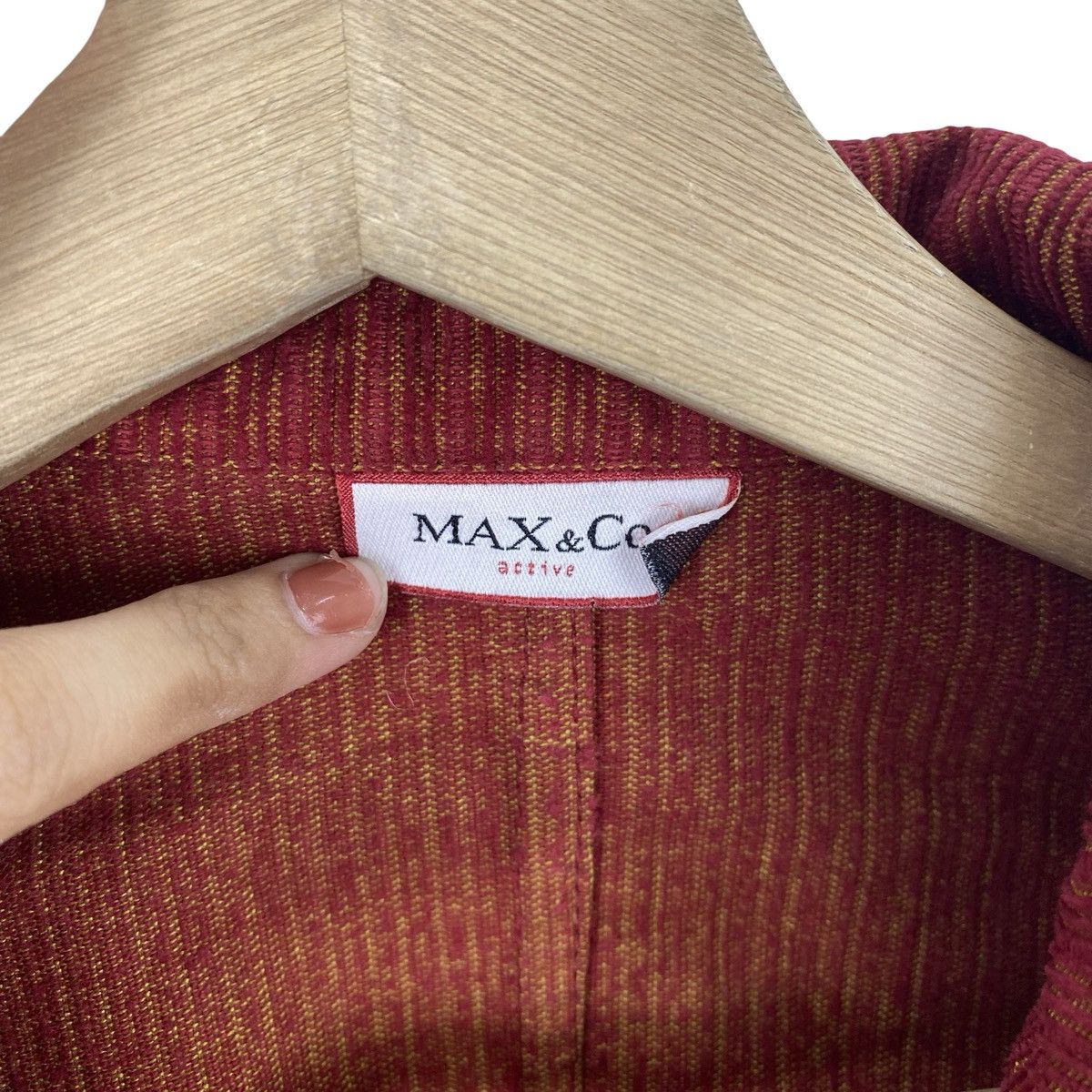 Max Mara Vintage MAX&C0 Active Corduroy Blazer Jacket Tailored Size S / US 4 / IT 40 - 7 Thumbnail