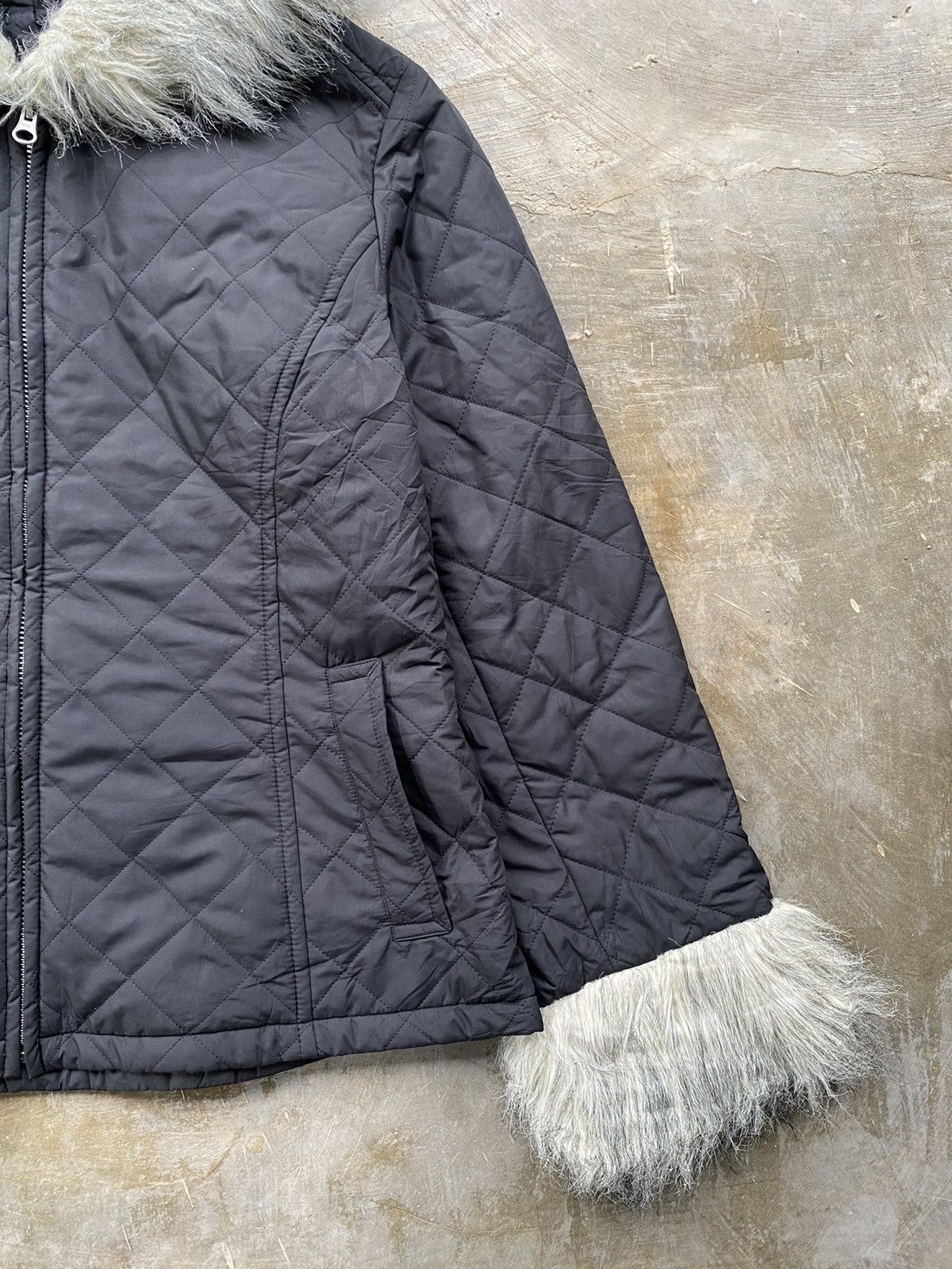 14th Addiction × KMRii × Le Grande Bleu (L.G.B.) Black Quilted n3b like if6was9 vintage with fur hoodie Size US XL / EU 56 / 4 - 3 Thumbnail