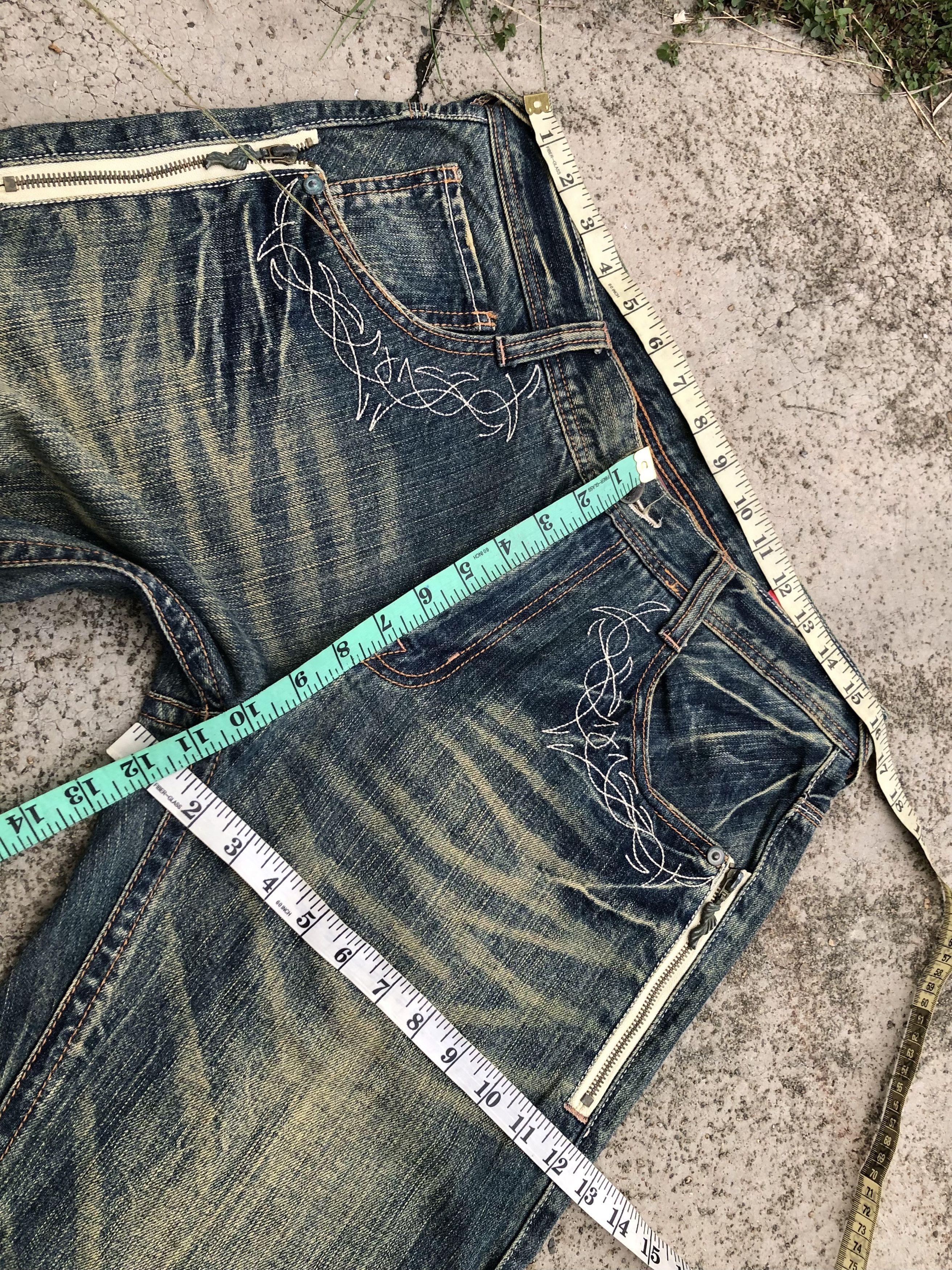 Japanese Brand RUSTY BLUE AVAIL JEANS Size US 32 / EU 48 - 9 Thumbnail