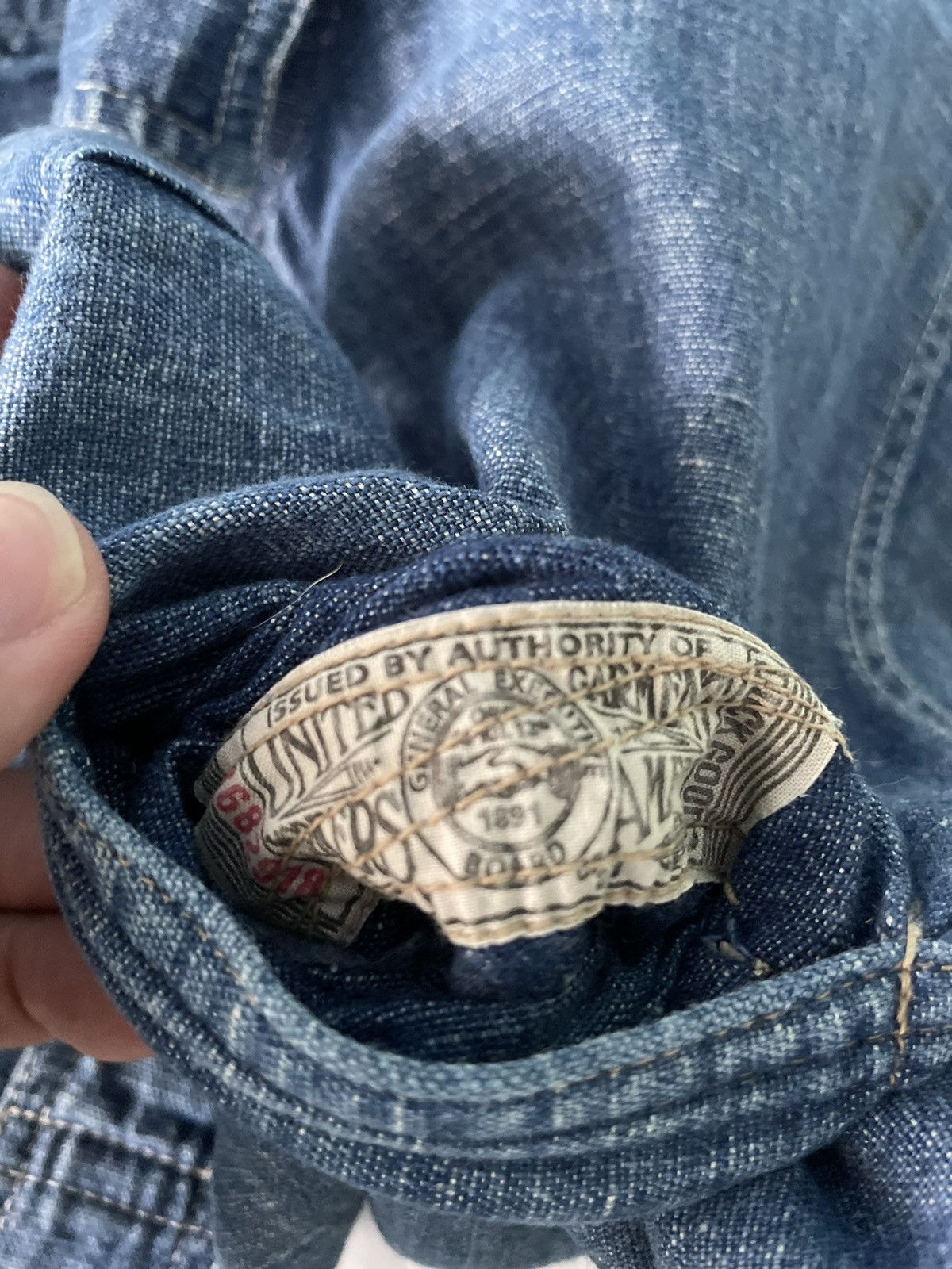 The Real McCoy's × Vintage The Double Diamond by Real McCoy pullover selvedge shirts Size US M / EU 48-50 / 2 - 8 Thumbnail
