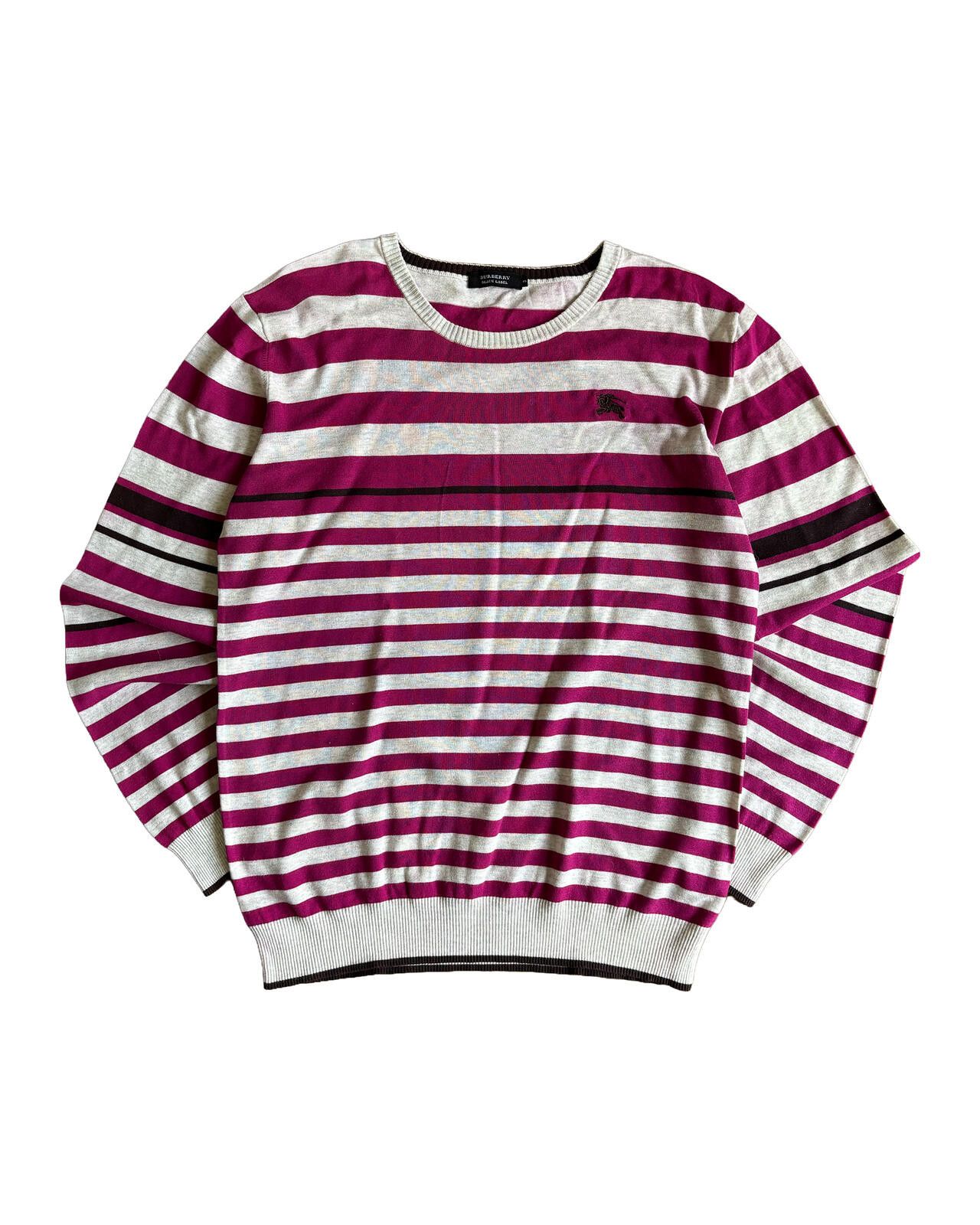 Burberry Burberry Black Label Striped LS Top Medium Size US M / EU 48-50 / 2 - 1 Thumbnail