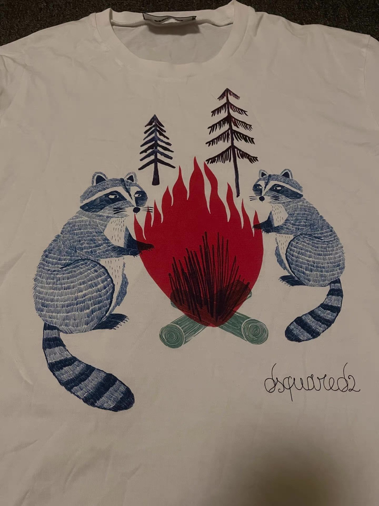 Dsquared2 DSquared2 raccoon short-sleeve T-shirt. Q4 Size US L / EU 52-54 / 3 - 2 Thumbnail