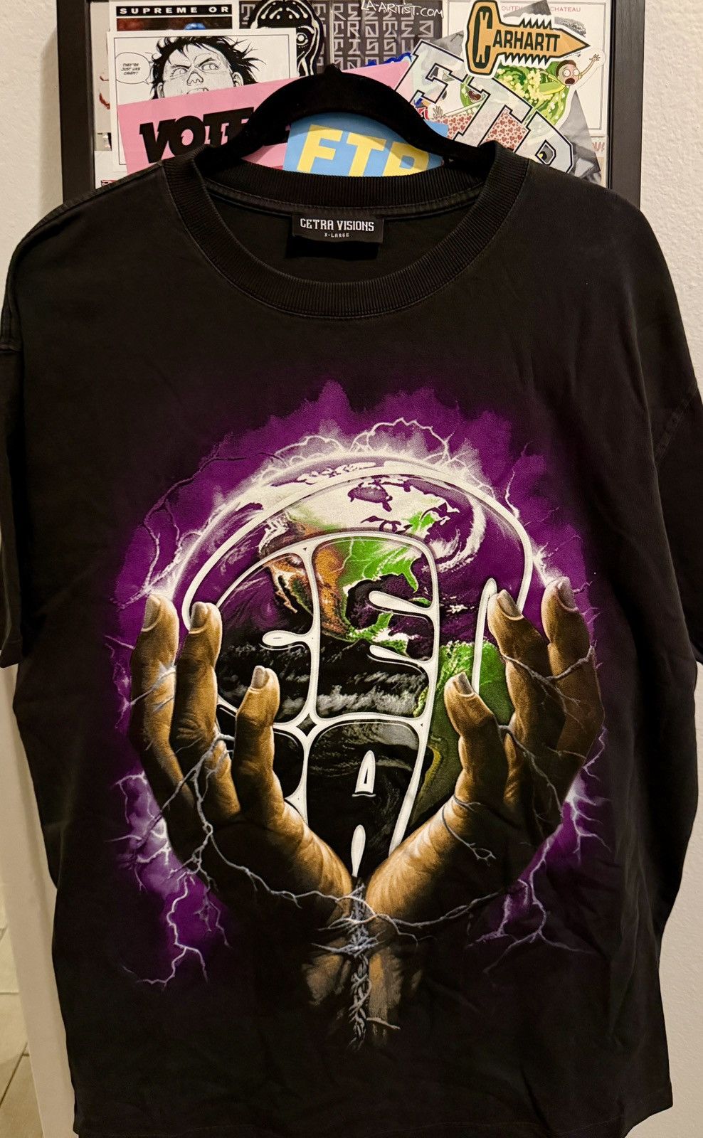 Other Cetra Visions: World Domination Tee. Size US XL / EU 56 / 4 - 3 Thumbnail