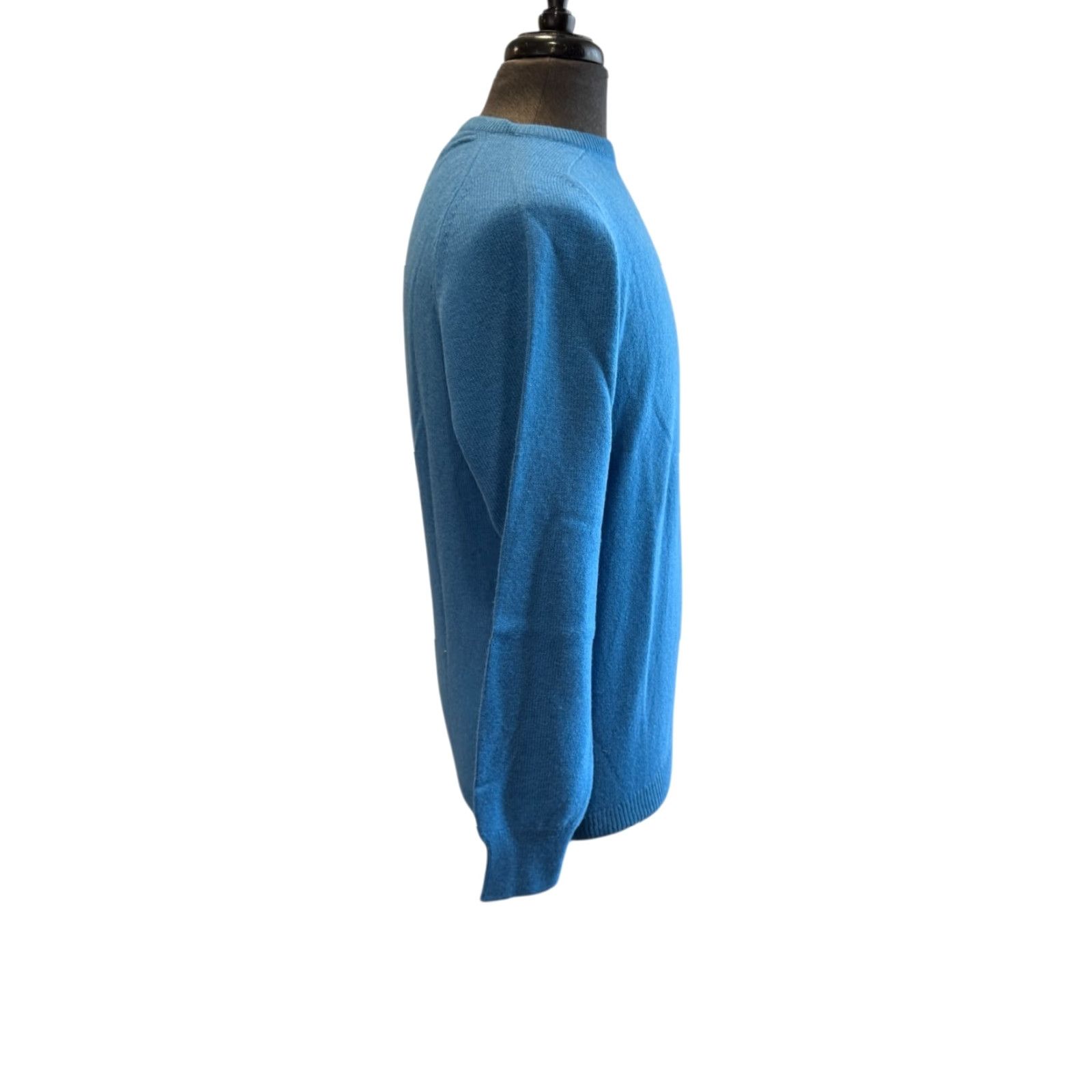 Vintage VINTAGE The Scotch House Mens Sweater Pullover Braemar 40 Blue Wool Knit Crew Neck Ribbed Cuffs Hem Men Size US L / EU 52-54 / 3 - 5 Thumbnail