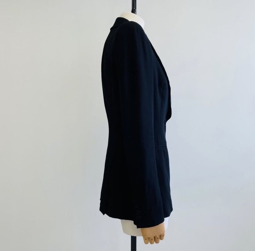 Alexander McQueen ALEXANDER MCQUEEN Fitted Black Blazer Black Fitted Blazer Size S / US 4 / IT 40 - 3 Thumbnail