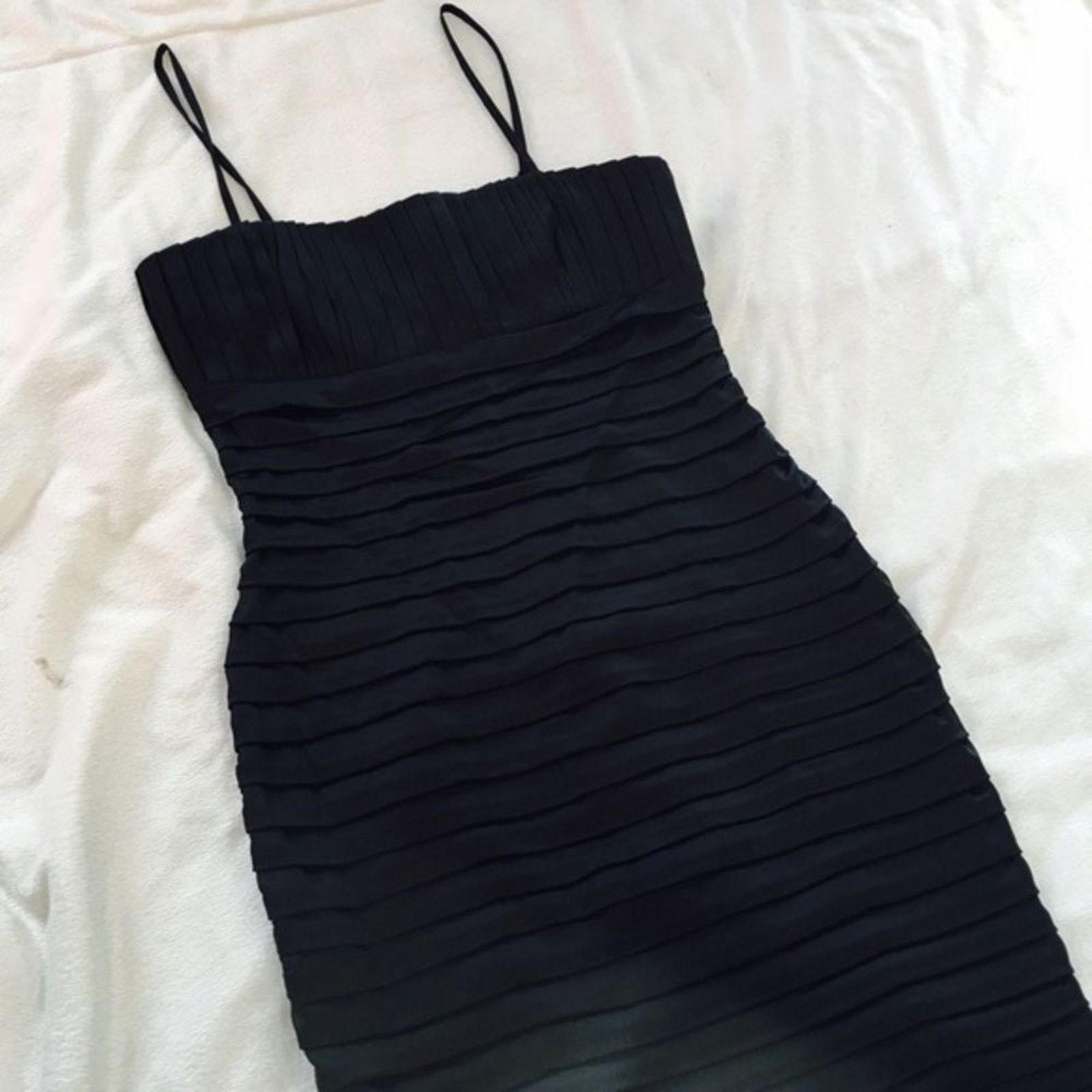 Calvin Klein Calvin Klein Sexy Black Bodycon Dress | Sz 4 Size S / US 4 / IT 40 - 3 Thumbnail