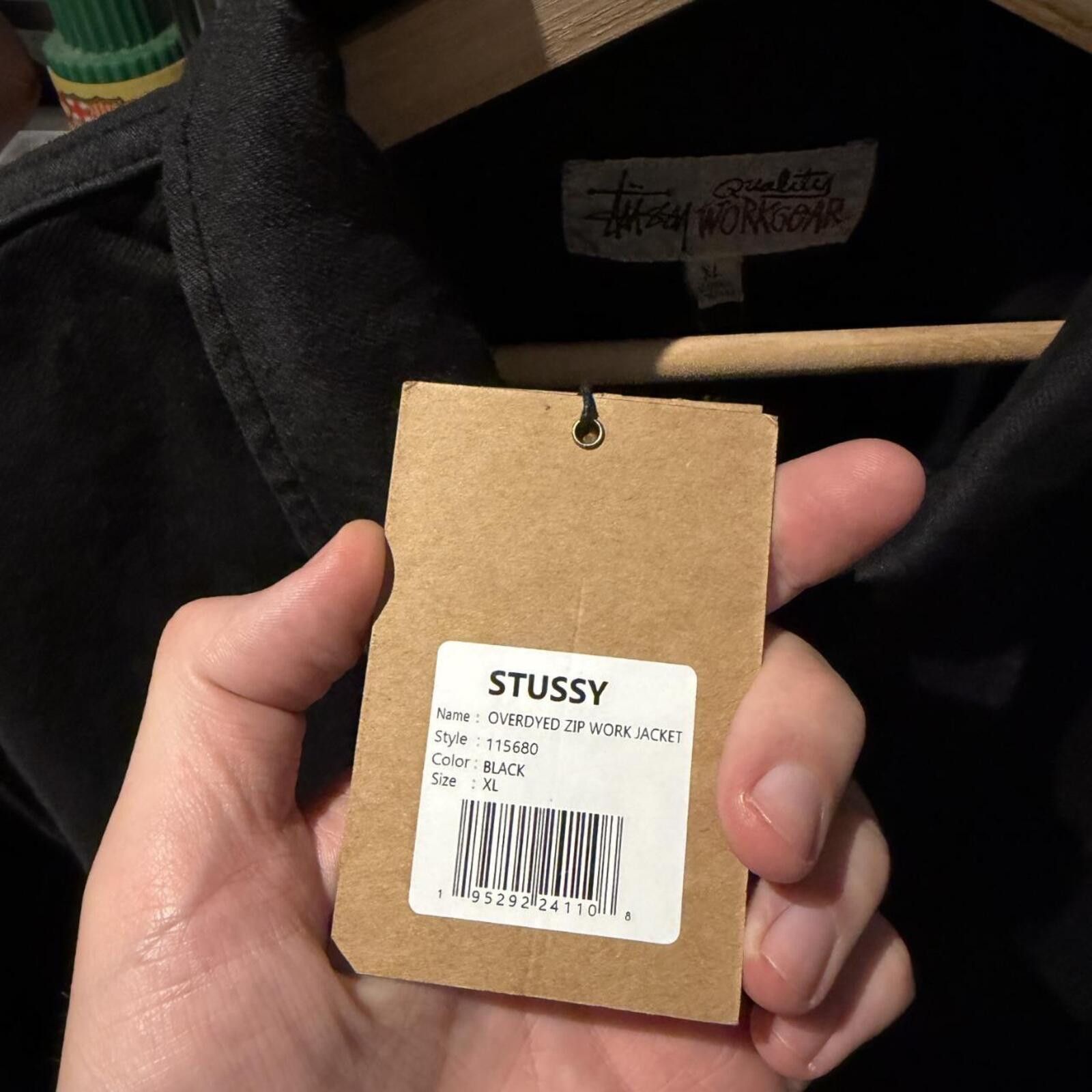 Stussy Stussy overdyed zip work jacket Size US XL / EU 56 / 4 - 4 Thumbnail