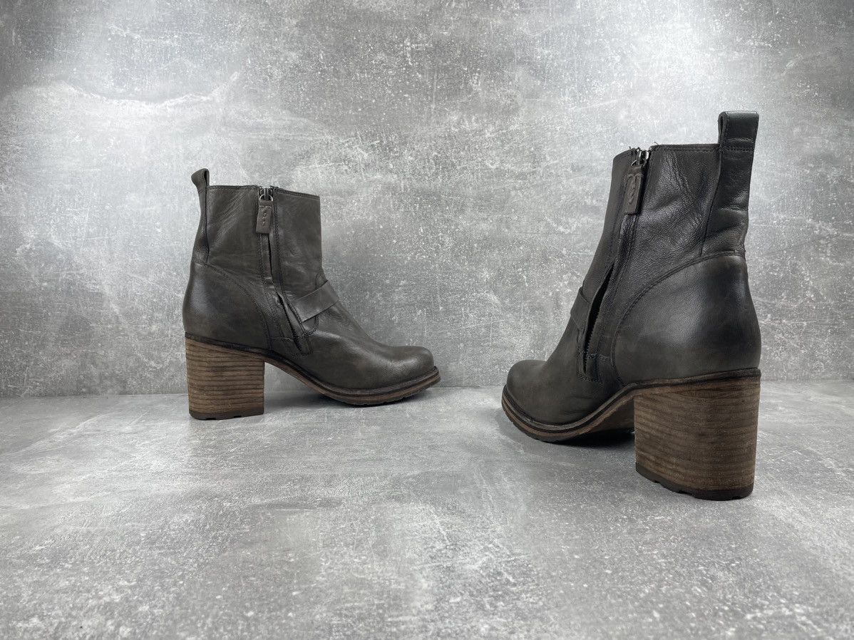Frye FRYE Vintage Avant Garde Zip Olive Leather Boots Size US 11 / IT 41 - 6 Thumbnail