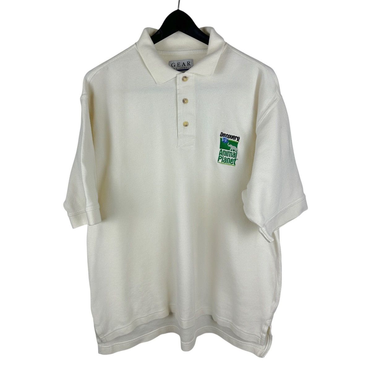 Vintage Vintage 90s Discovery Channel Animal Planet Shirt Size US L / EU 52-54 / 3 - 1 Thumbnail