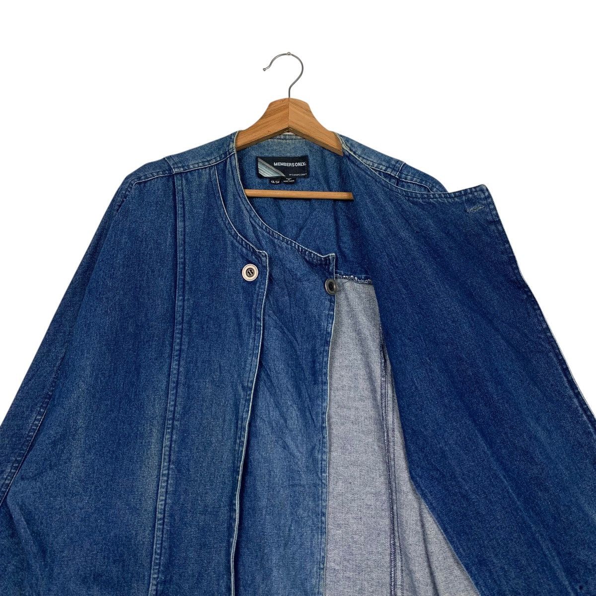 Japanese Brand MEMBERS ONLY Denim Casual Jacket Jean Jacket #2188-C97 Size US L / EU 52-54 / 3 - 10 Thumbnail