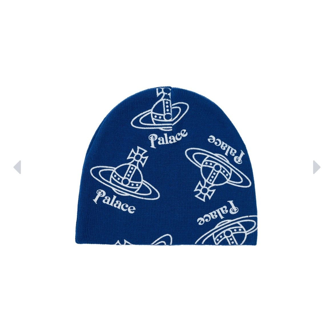 Palace × Vivienne Westwood Palace x Vivienne Westwood Jersey beanie Blue Size ONE SIZE - 7 Thumbnail
