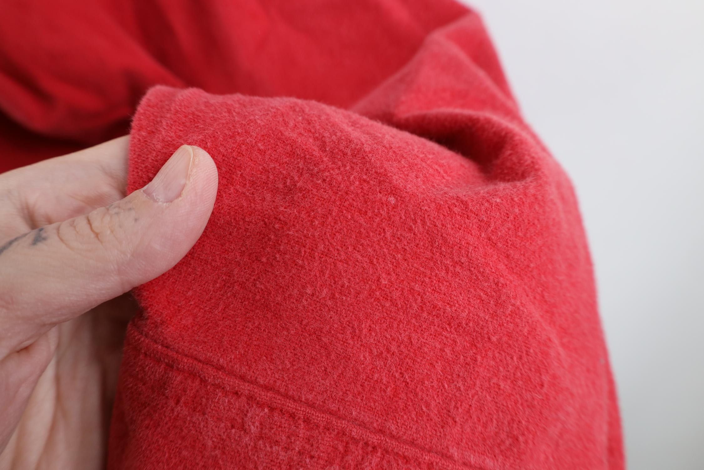 Vintage Vintage 70s Streetwear Chamois Cloth Button Shirt Red Size US XL / EU 56 / 4 - 8 Thumbnail