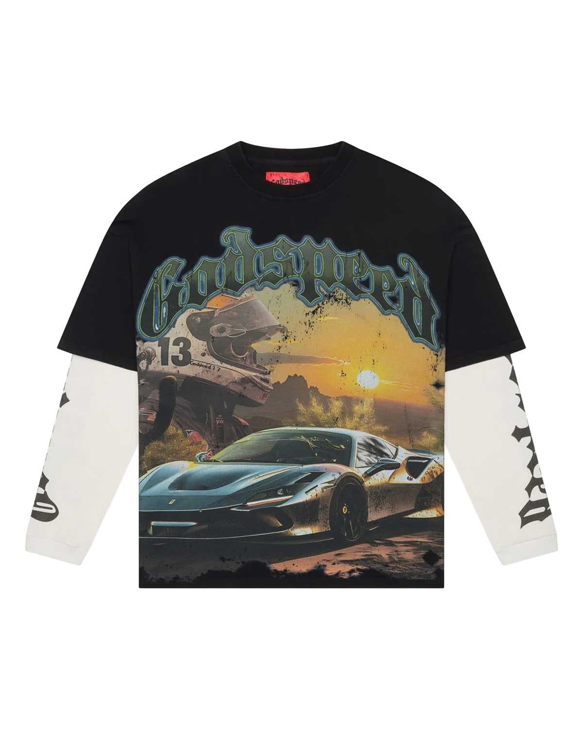 Godspeed Sunset Drift Layered L/S Thermal Grey Size US XS / EU 42 / 0 - 1 Thumbnail