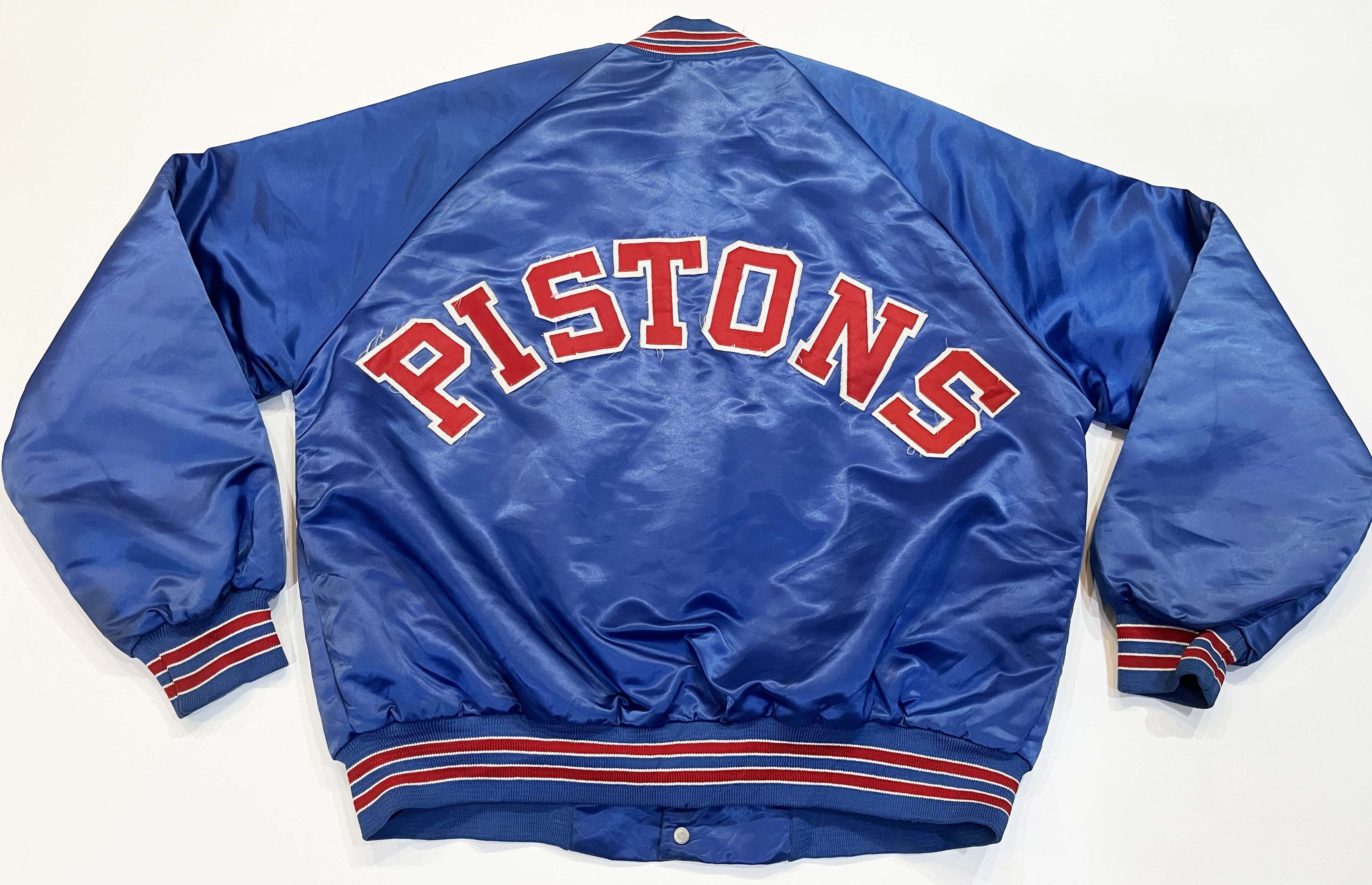 Chalk Line × NBA × Vintage Vintage Chalk Line NBA Detroit Pistons Satin Bomber Jacket Size US L / EU 52-54 / 3 - 1 Thumbnail