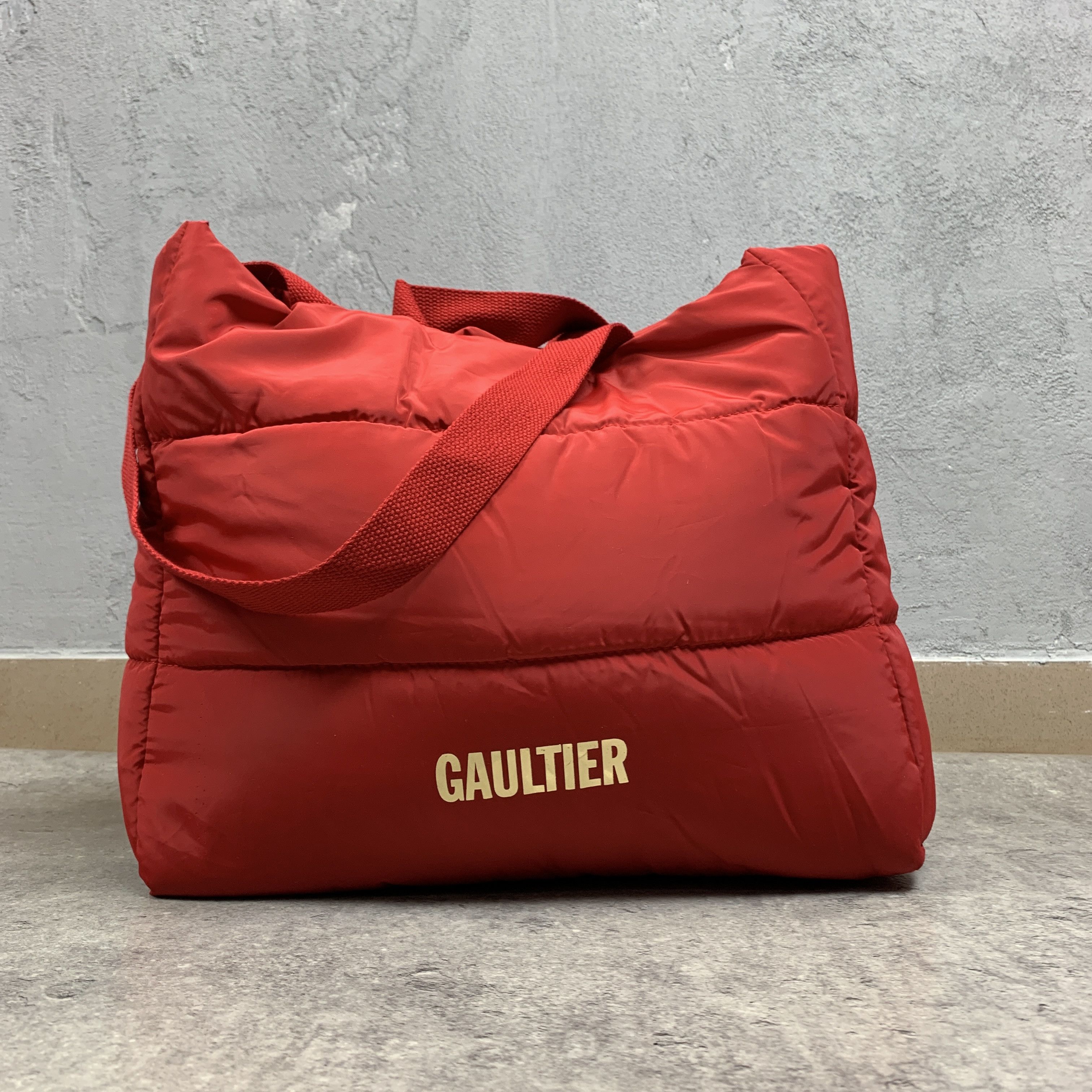Designer × Jean Paul Gaultier Jean Paul Gaultier red puffer tote bag Size ONE SIZE - 2 Thumbnail
