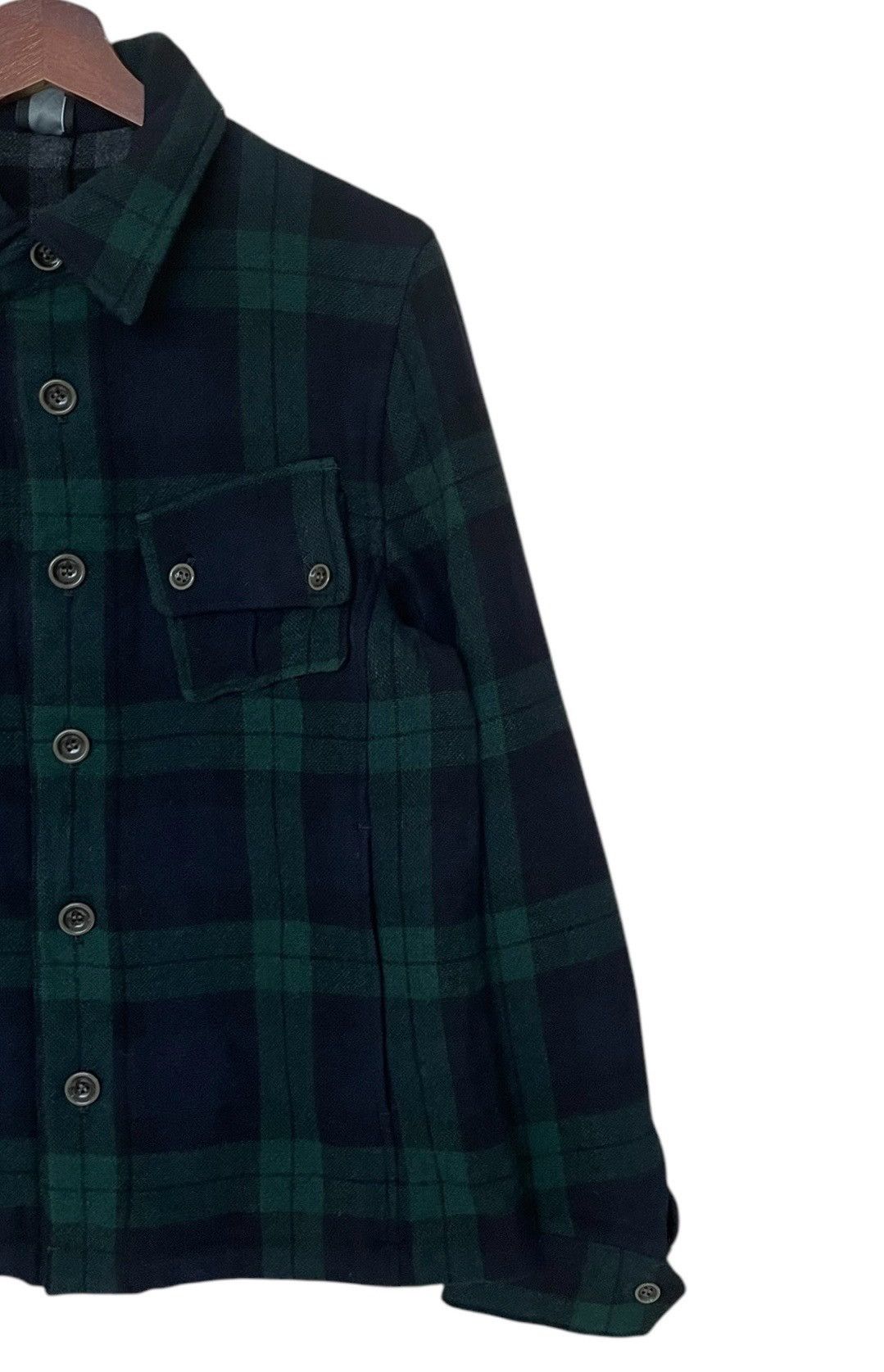 Japanese Brand × Vintage Vintage Japanese Brand Inherit Wool Shirt 2000s Size US M / EU 48-50 / 2 - 4 Thumbnail