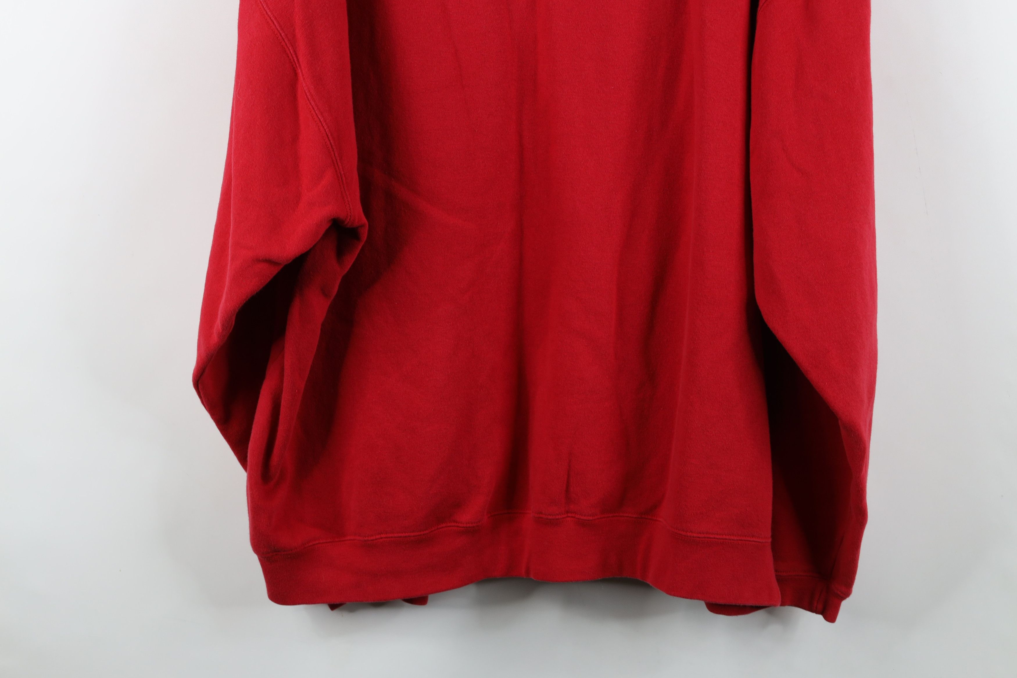 Vintage Vintage 90s Ohio State University Hoodie Sweatshirt Red Size US XXL / EU 58 / 5 - 13 Thumbnail