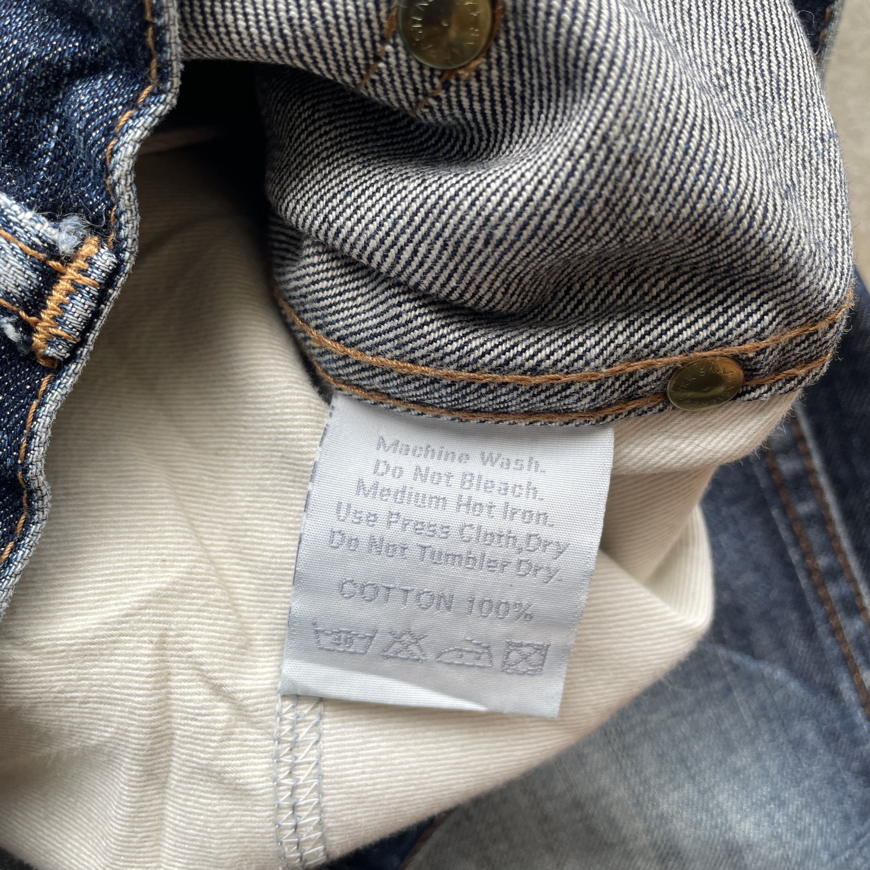 Japanese Brand Vintage GOGMAGOG Denim Distressed Jeans Faded Pants Japan Size US 32 / EU 48 - 7 Thumbnail