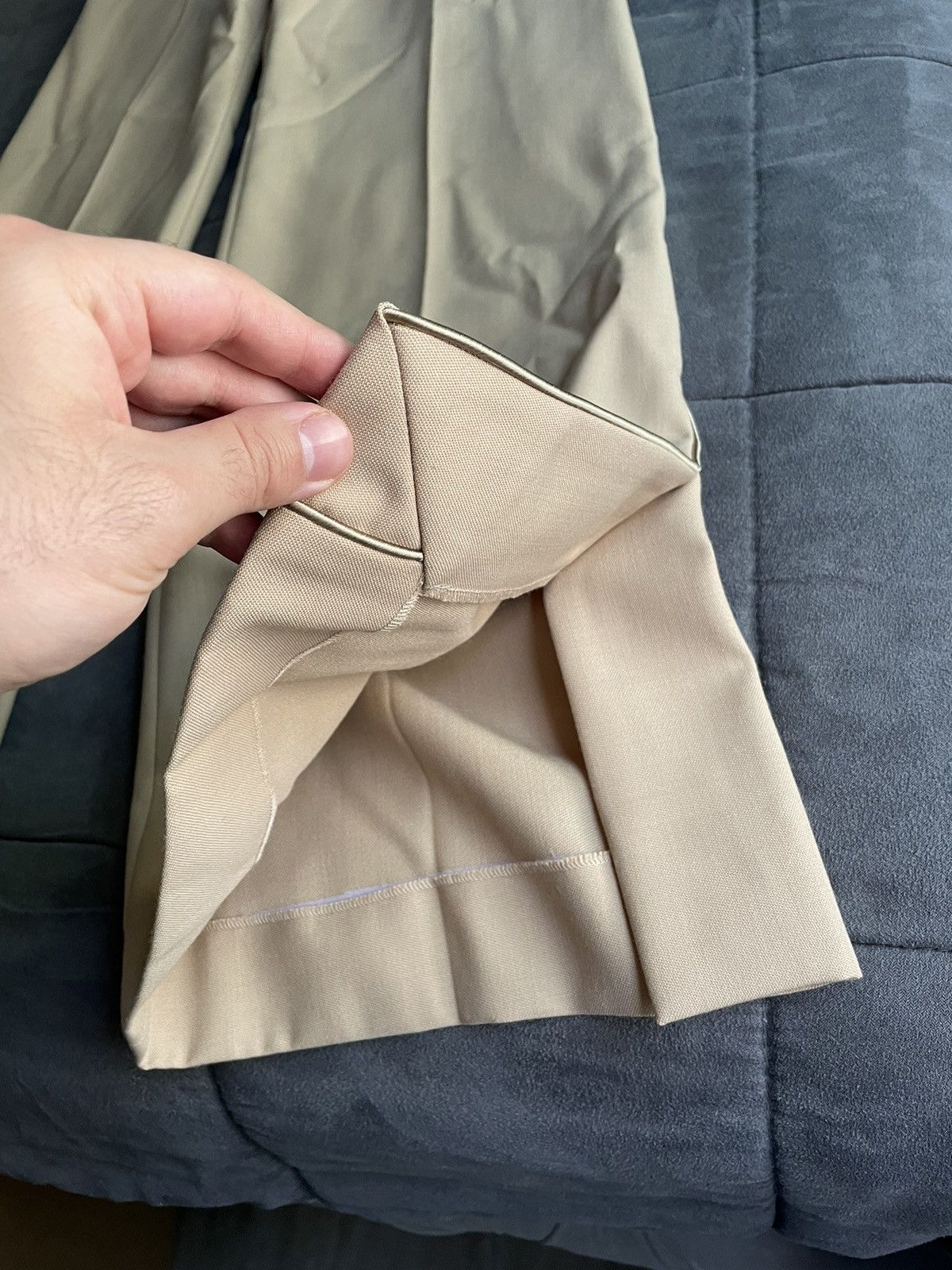 Louis Vuitton Louis Vuitton Pleated Pants With Piping Detail Size US 36 / EU 52 - 4 Thumbnail