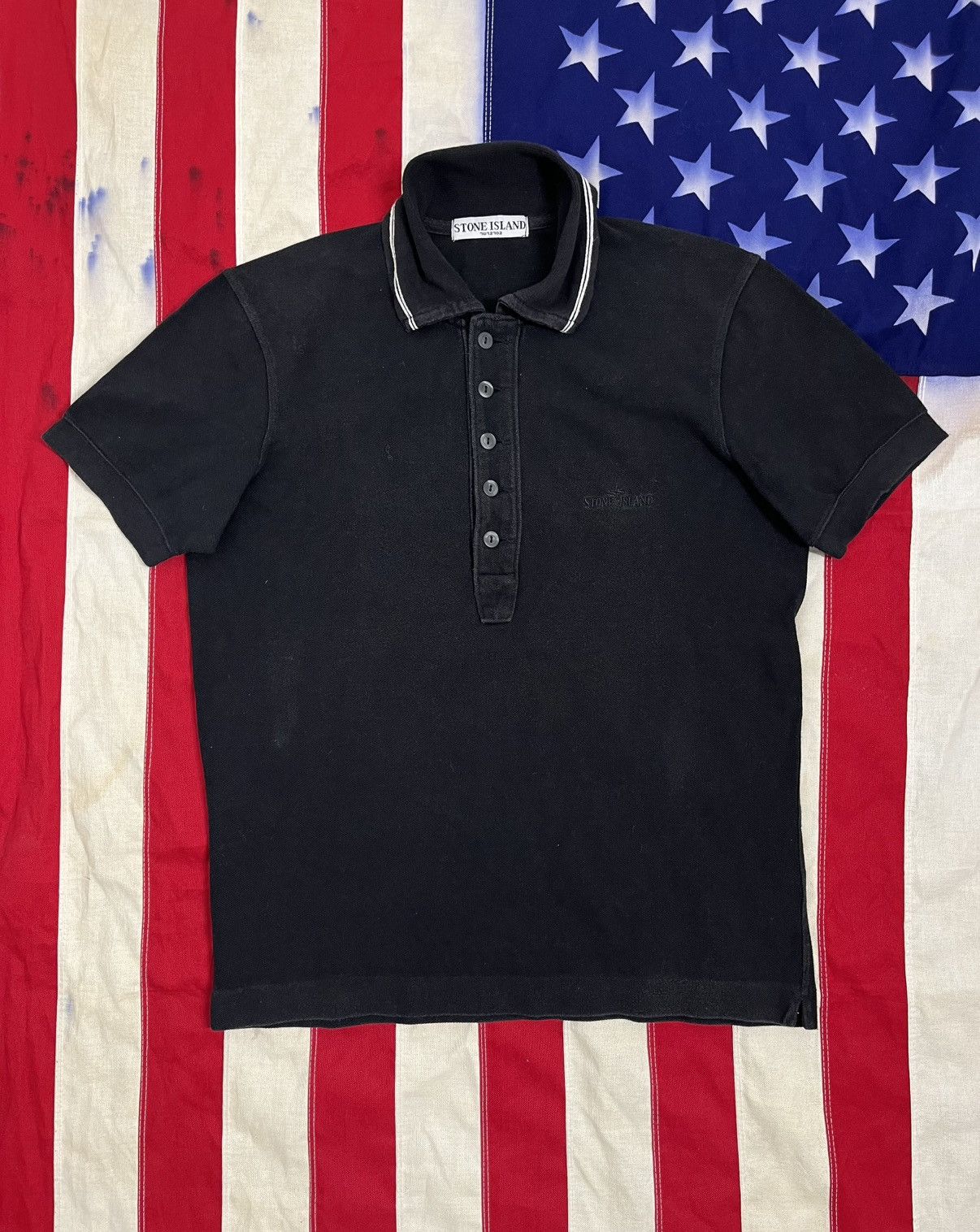 Stone Island Vintage Stone Island Small Logo 90s Polo Size US S / EU 44-46 / 1 - 1 Thumbnail
