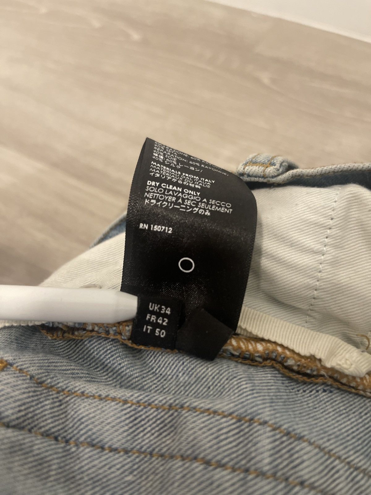 Amiri AMIRI MX2 Bandana Zip Knee Jeans Size US 34 / EU 50 - 8 Thumbnail