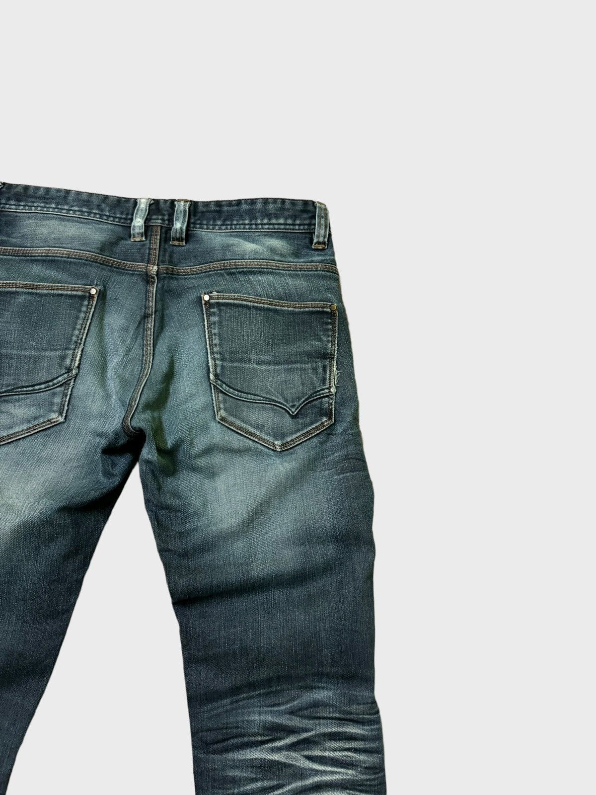 5351 POUR LES HOMMES VTG Nicole Club For Men Fade Blue Stretch Denim Flare Jeans Size US 30 / EU 46 - 12 Thumbnail