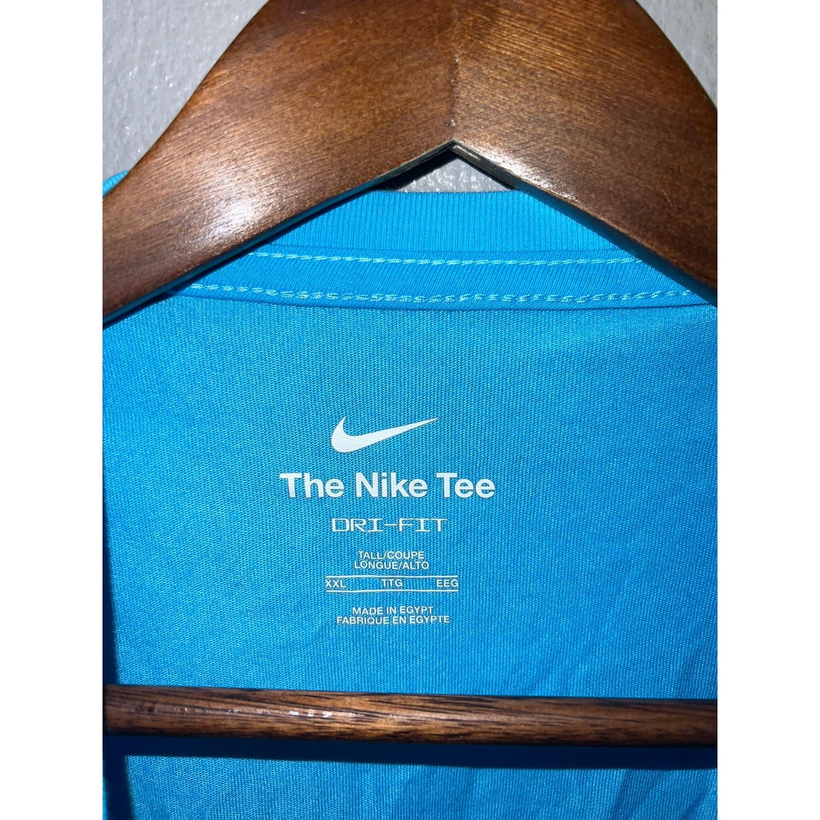 Nike Nike Training Shirt Blue Train Graphic Dri Fit 2XL Tall Size US XXL / EU 58 / 5 - 4 Thumbnail