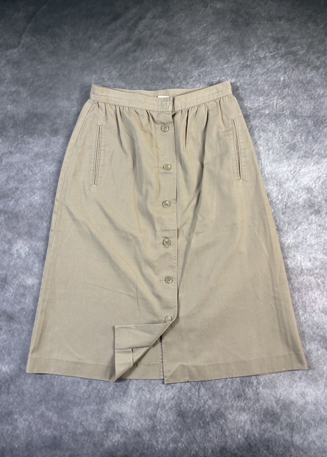 Other × Sears × Vintage 1990s Maxi Skirt Vintage Tabi International Cotton Long 90s Size 32" / US 10 / IT 46 - 1 Thumbnail