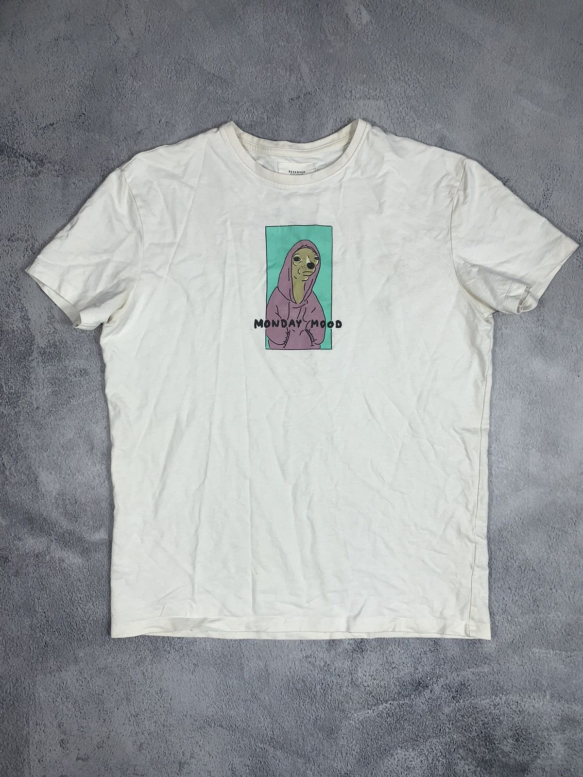 Vintage Vintage Y2K Monday mood humor big logo tee size L Size US L / EU 52-54 / 3 - 1 Thumbnail