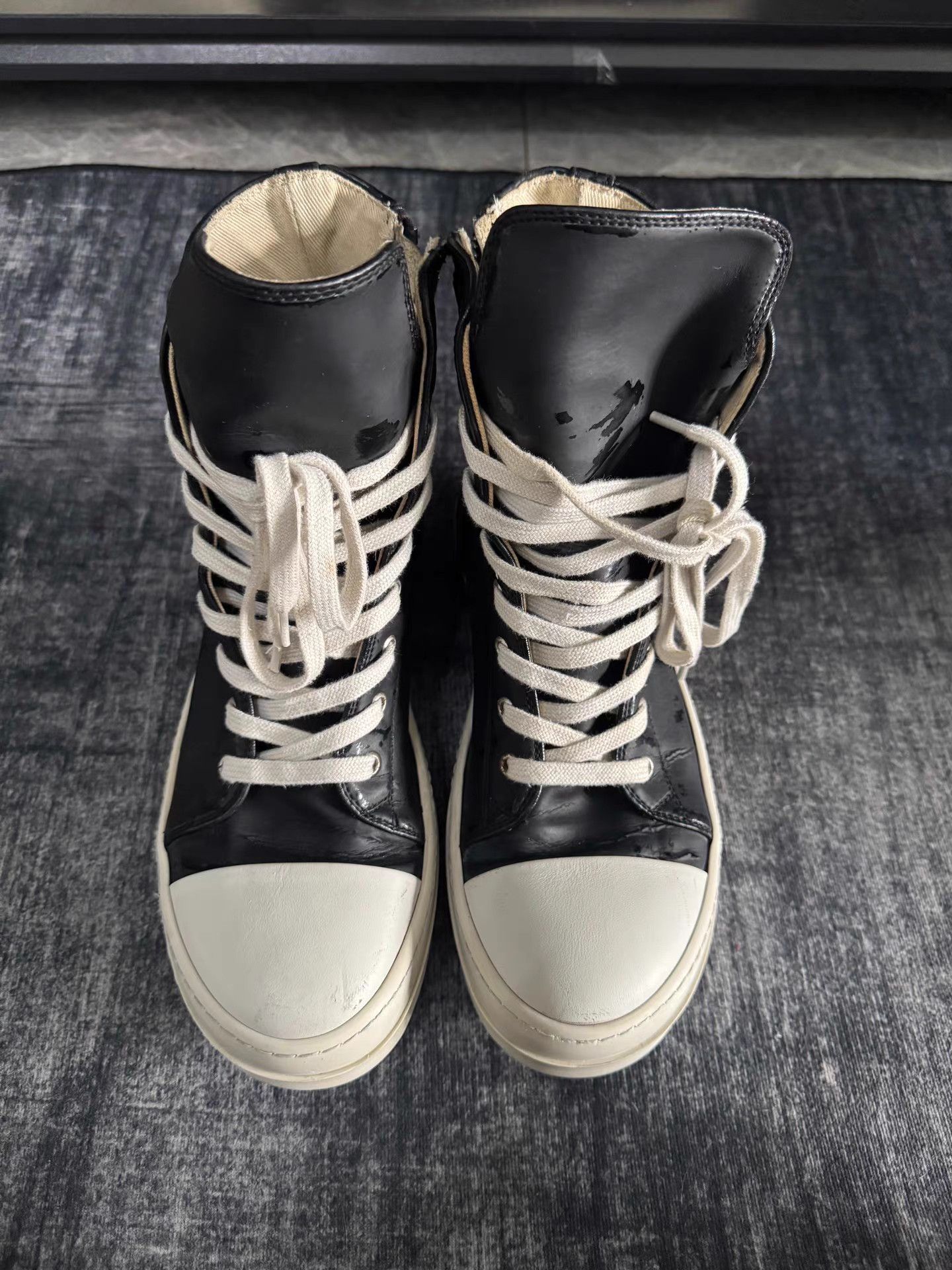 Rick Owens rick owens DRKSHDW High Top Turbo Cyclops Size US 7.5 / EU 40-41 - 4 Thumbnail