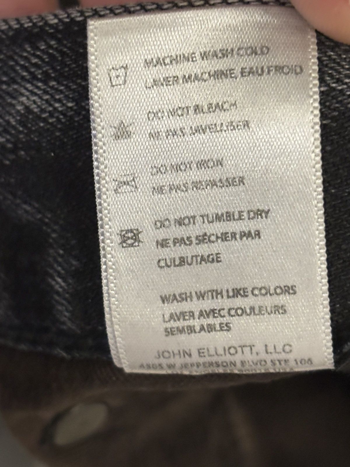 John Elliott john elliott cast 2 clash black denim Size US 32 / EU 48 - 3 Thumbnail