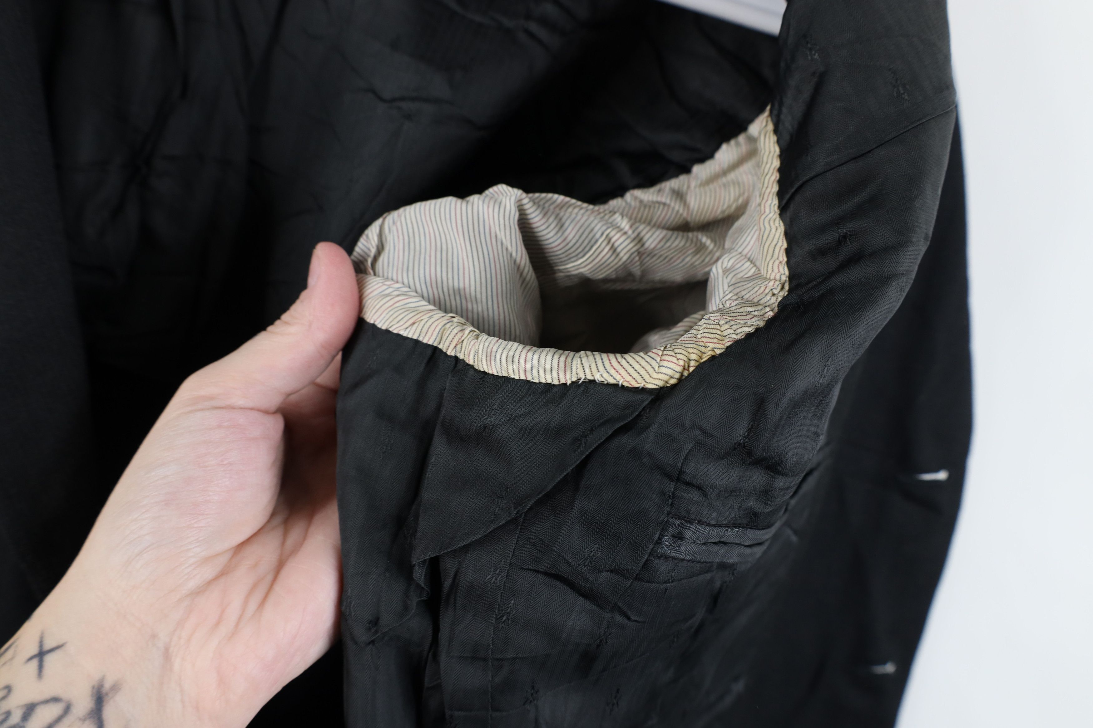 Vintage Vintage 60s Streetwear Suit Coat Blazer Jacket Black USA Size US L / EU 52-54 / 3 - 12 Thumbnail