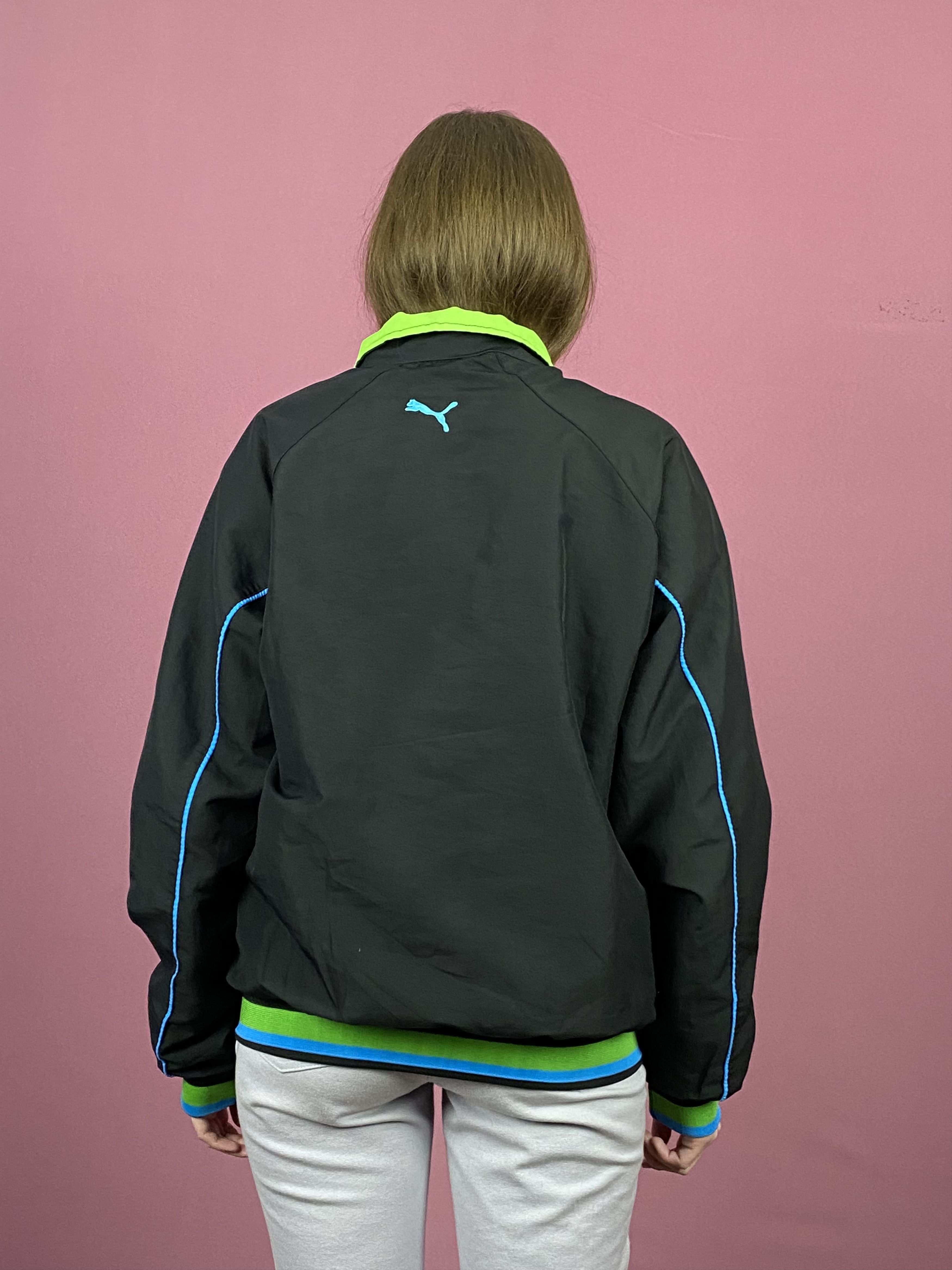Puma × Vintage 90s Puma Vintage Women's Track Jacket - L Size L / US 10 / IT 46 - 3 Thumbnail