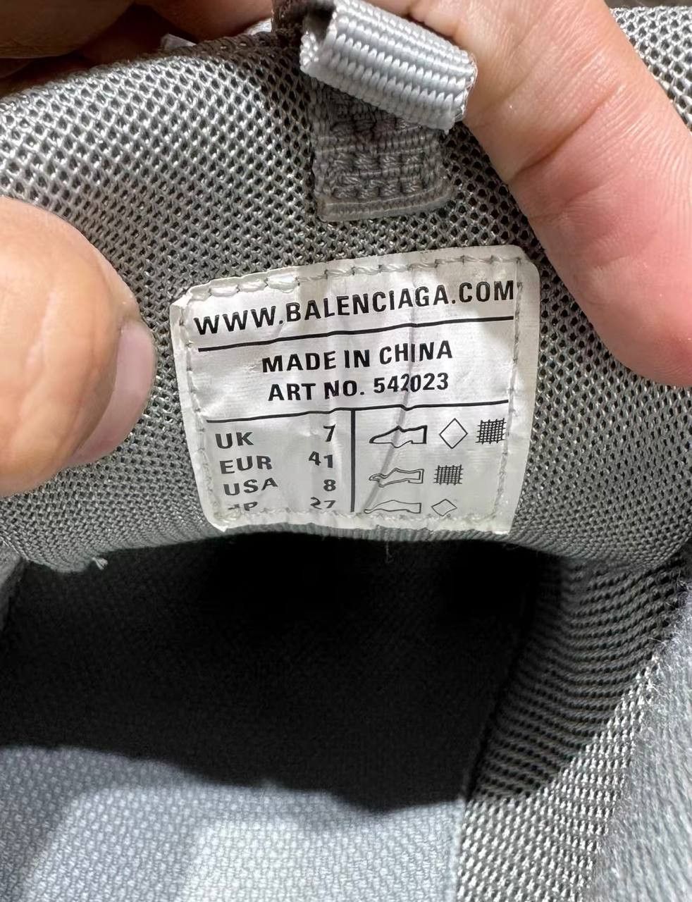 Balenciaga Balenciaga Track 1.0 sneakers in dusty gray-blue Size US 7.5 / EU 40-41 - 5 Thumbnail