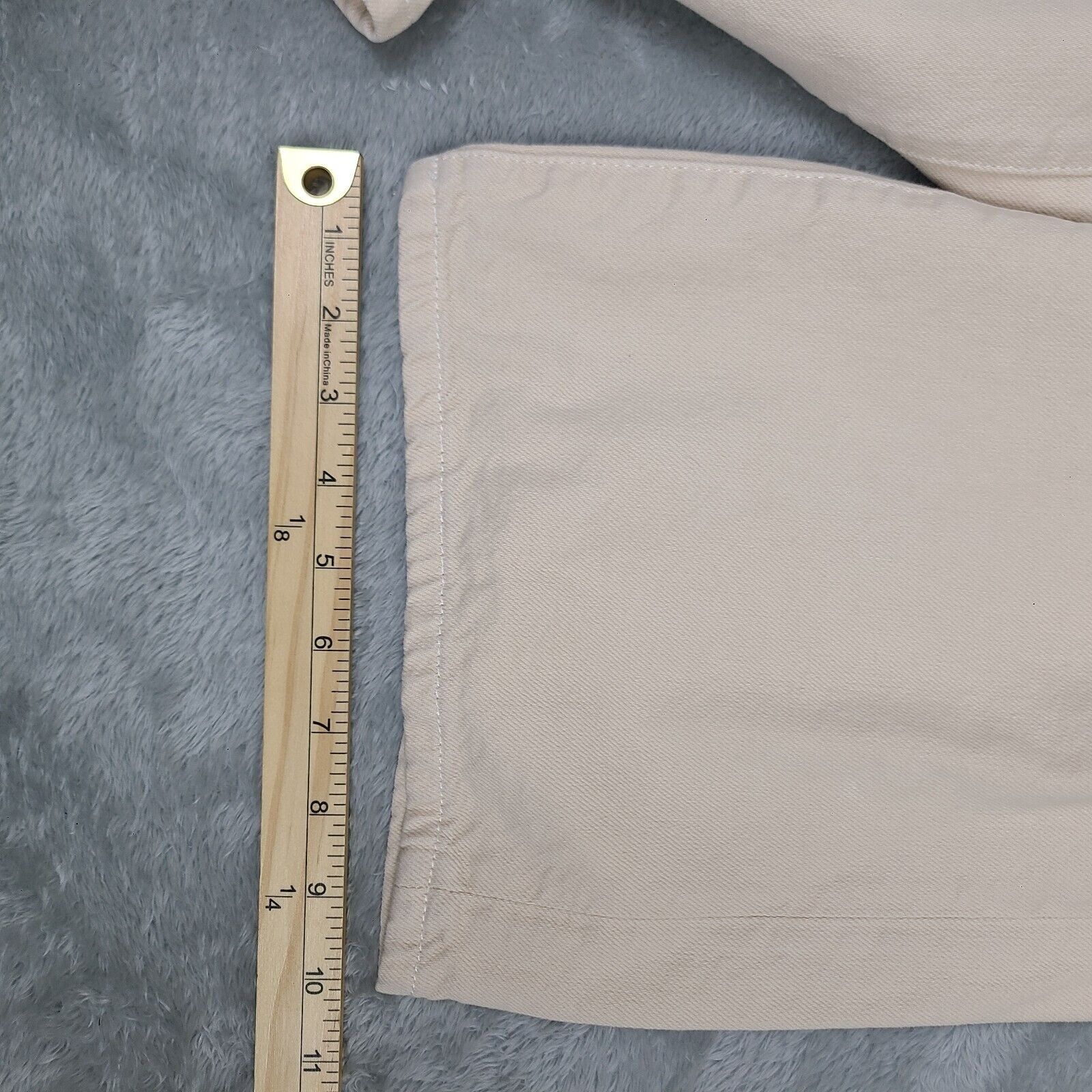 Bdg BDG Jeans Womens Size 31 Tan High and Wide Crop Casual Deni Size 31" - 9 Thumbnail