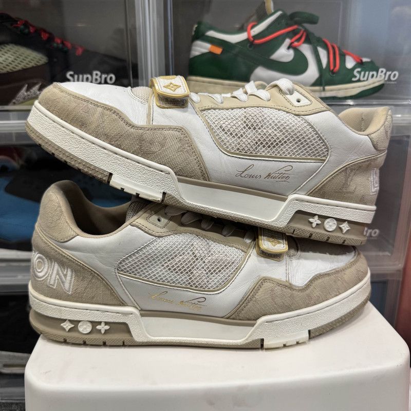Louis Vuitton Louis Vuitton Trainer Low Top Fashion Sneakers - Size US 9.5 / EU 42-43 - 6 Thumbnail