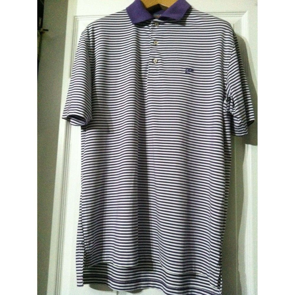 PETER MILLAR MENS SUMMER COMFORT 92%POLYESTER GOLF SHIRT M