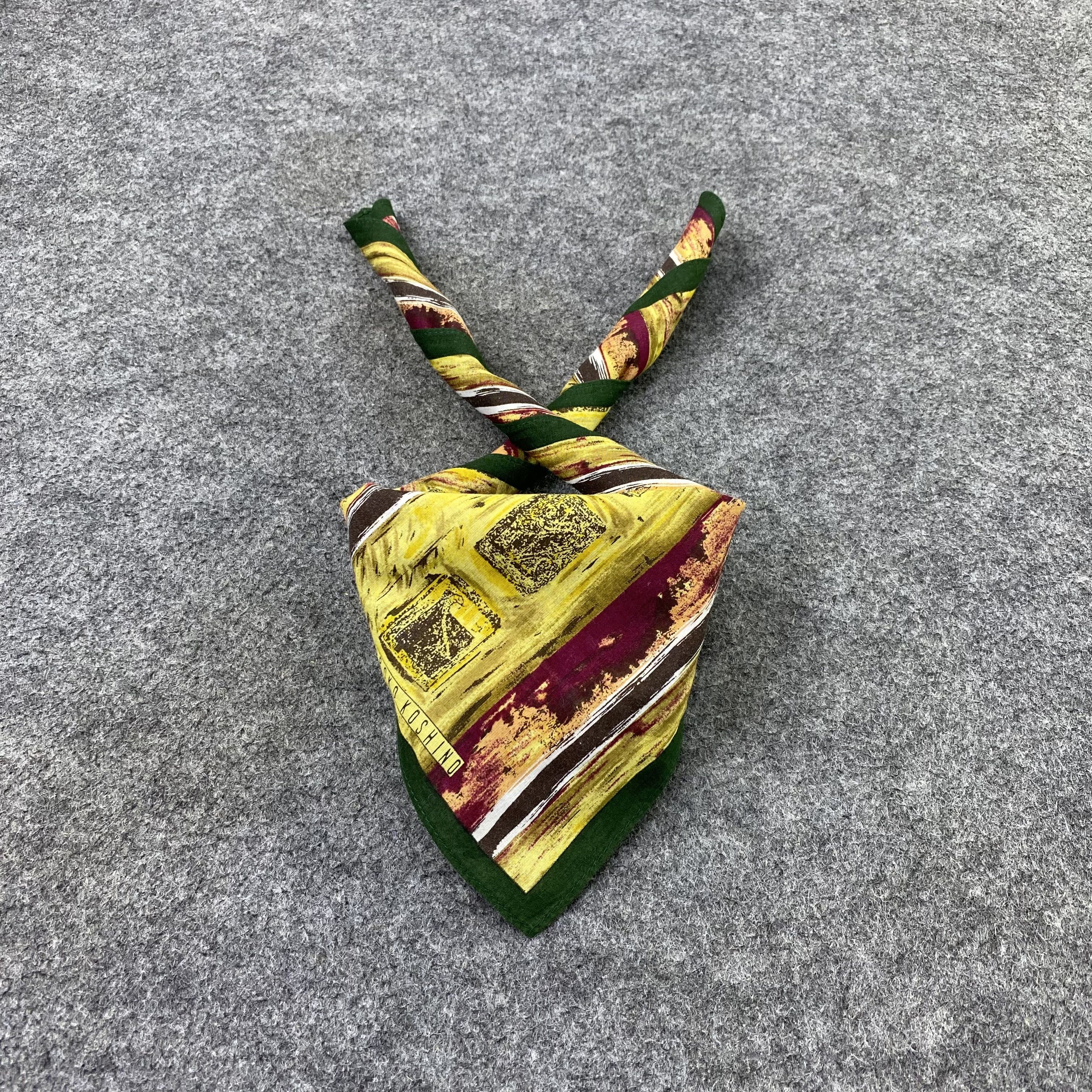 Japanese Brand Hiroko Koshino Handkerchief / Bandana / Neckerchief-B2341 Size ONE SIZE - 2 Thumbnail